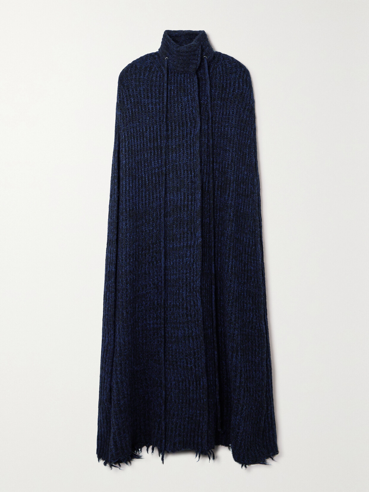 Stella McCartney - + Net Sustain Oversized Ribbed Alpaca-blend Cardigan - Blue