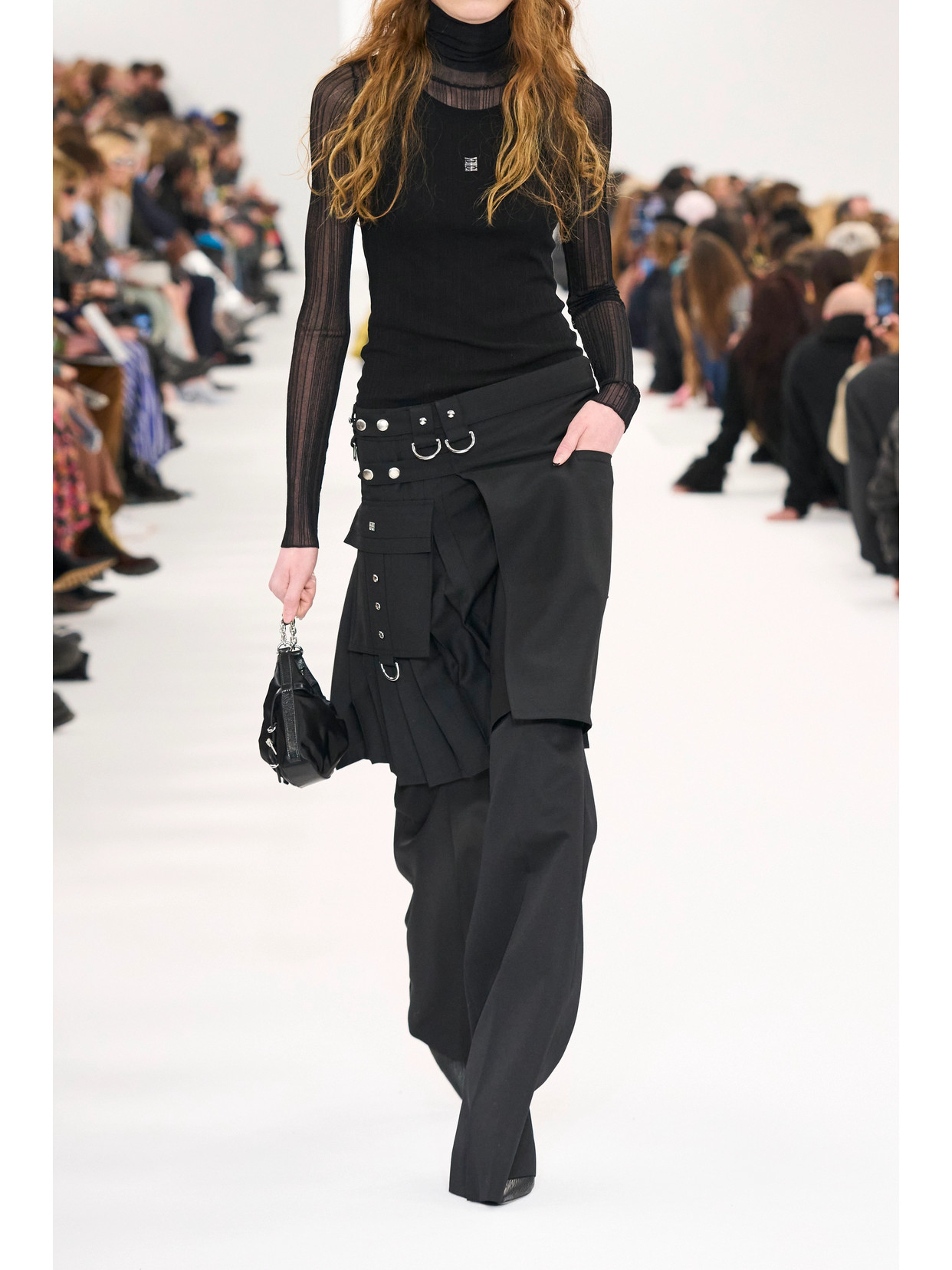 Givenchy Embellished Ribbed Cotton Tank In Black