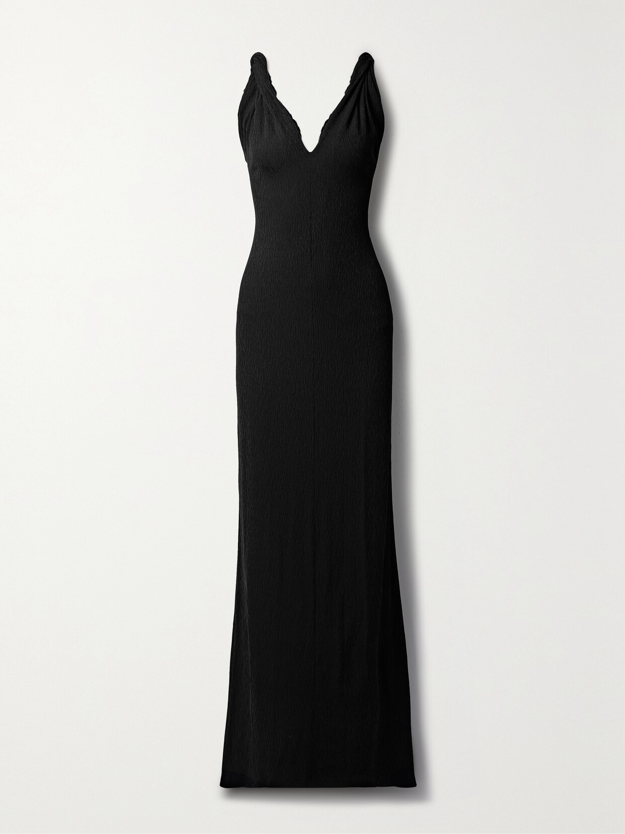 Shop Givenchy Embellished Jersey Gown In Black