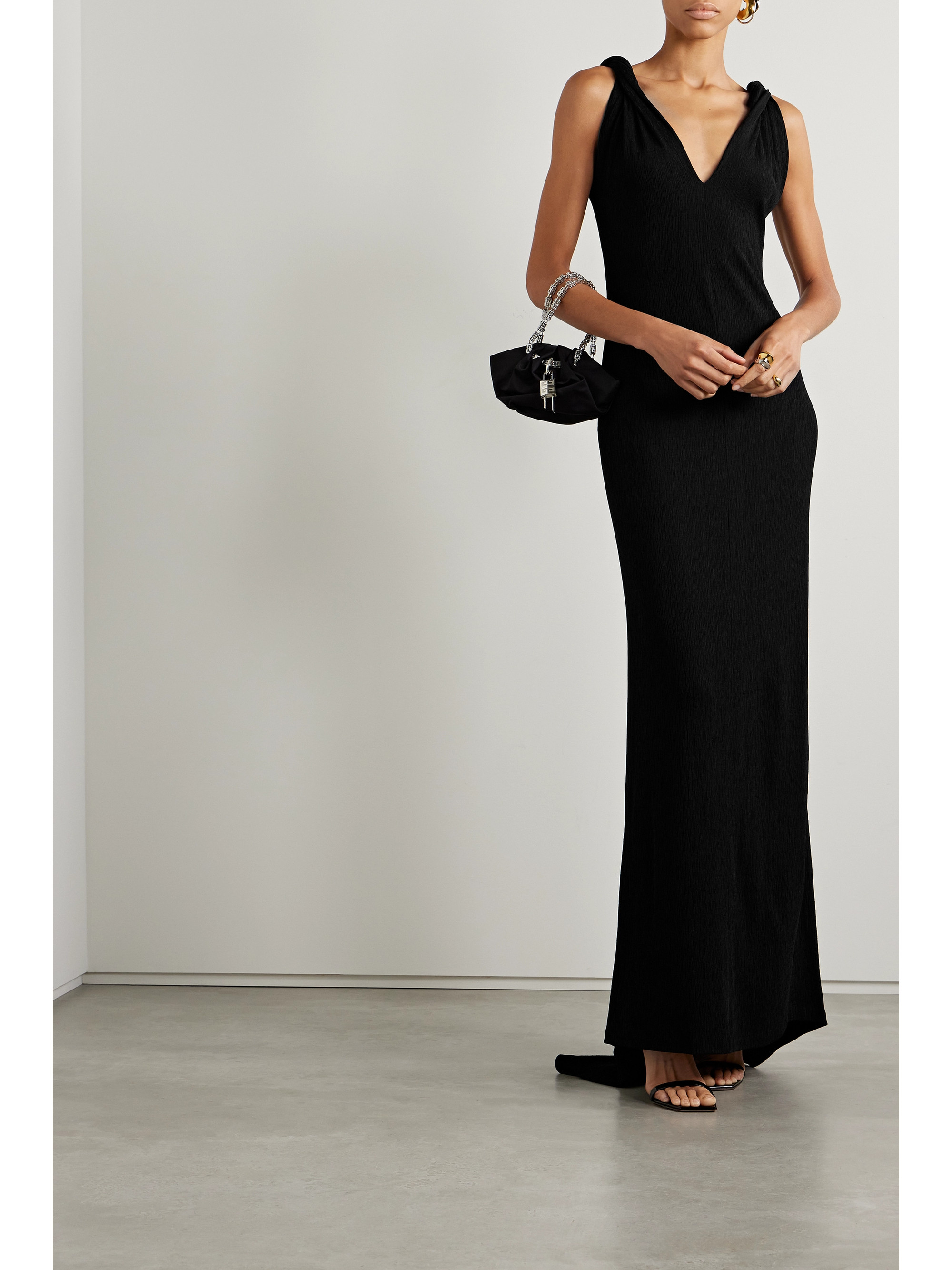 Givenchy Embellished jersey gown