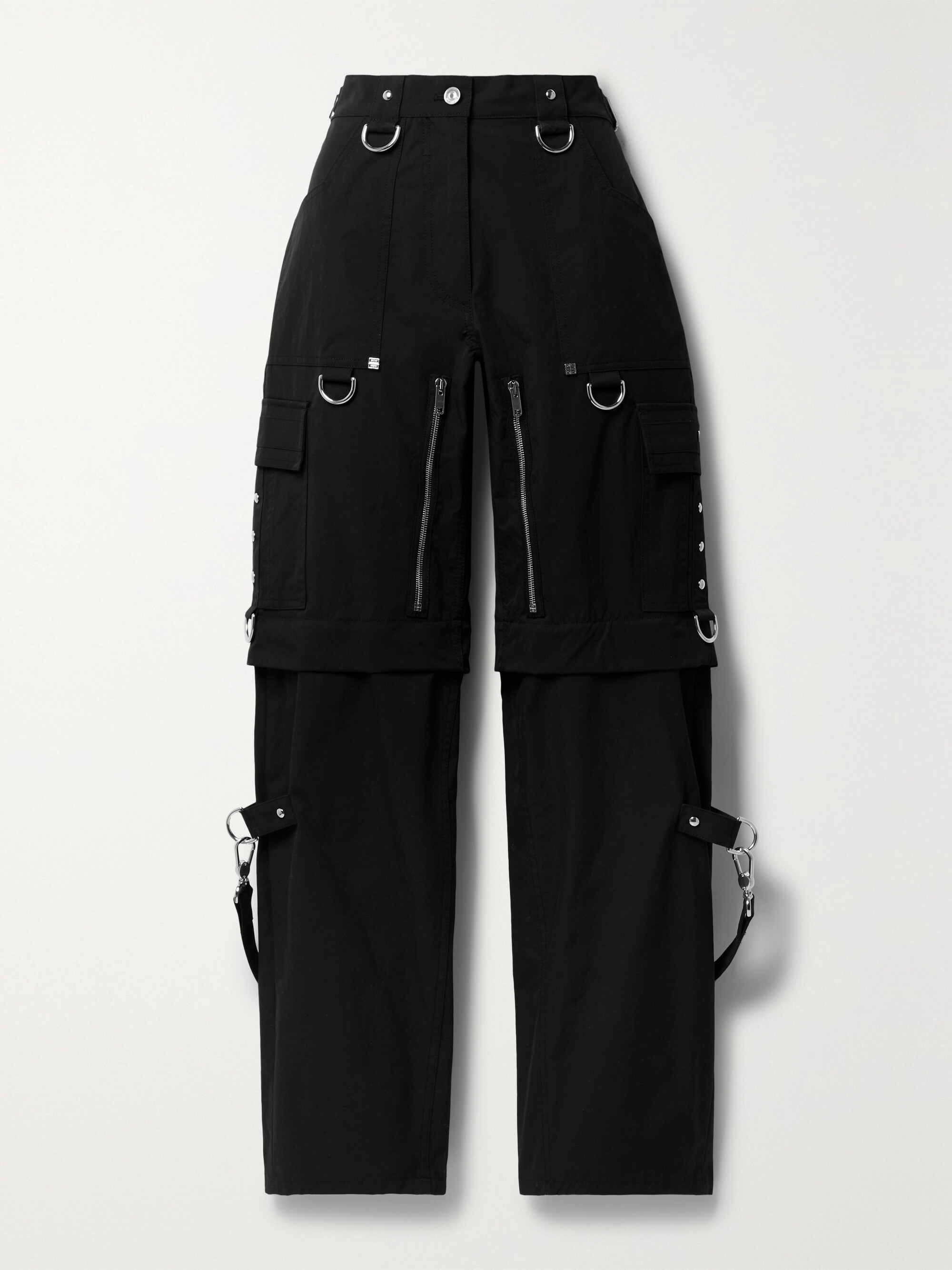 Givenchy - Convertible embellished twill cargo pants | Plush
