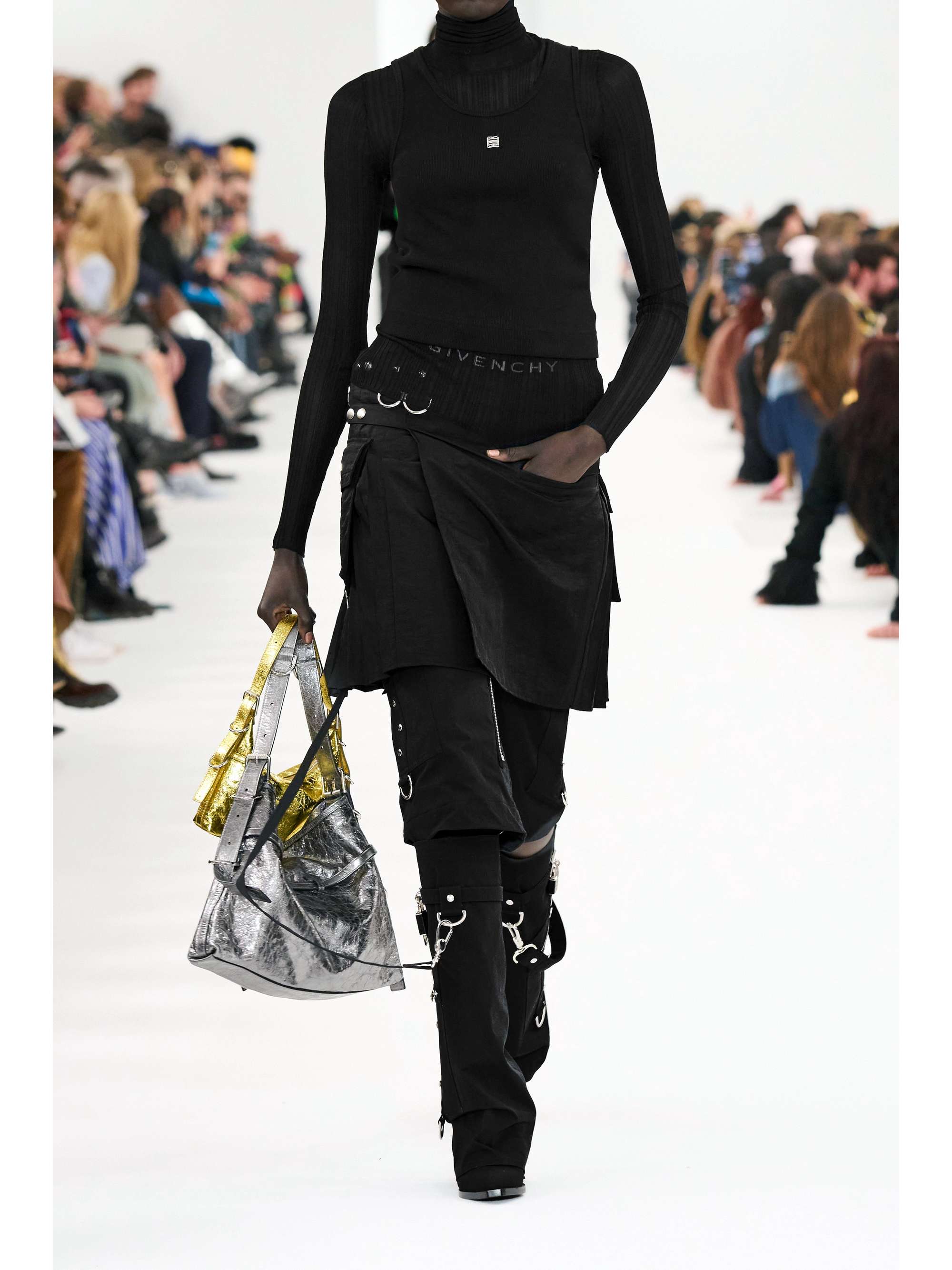 GIVENCHY Convertible embellished twill cargo pants | NET-A GIVENCHY Convertible embellished twill cargo pants | NET-A