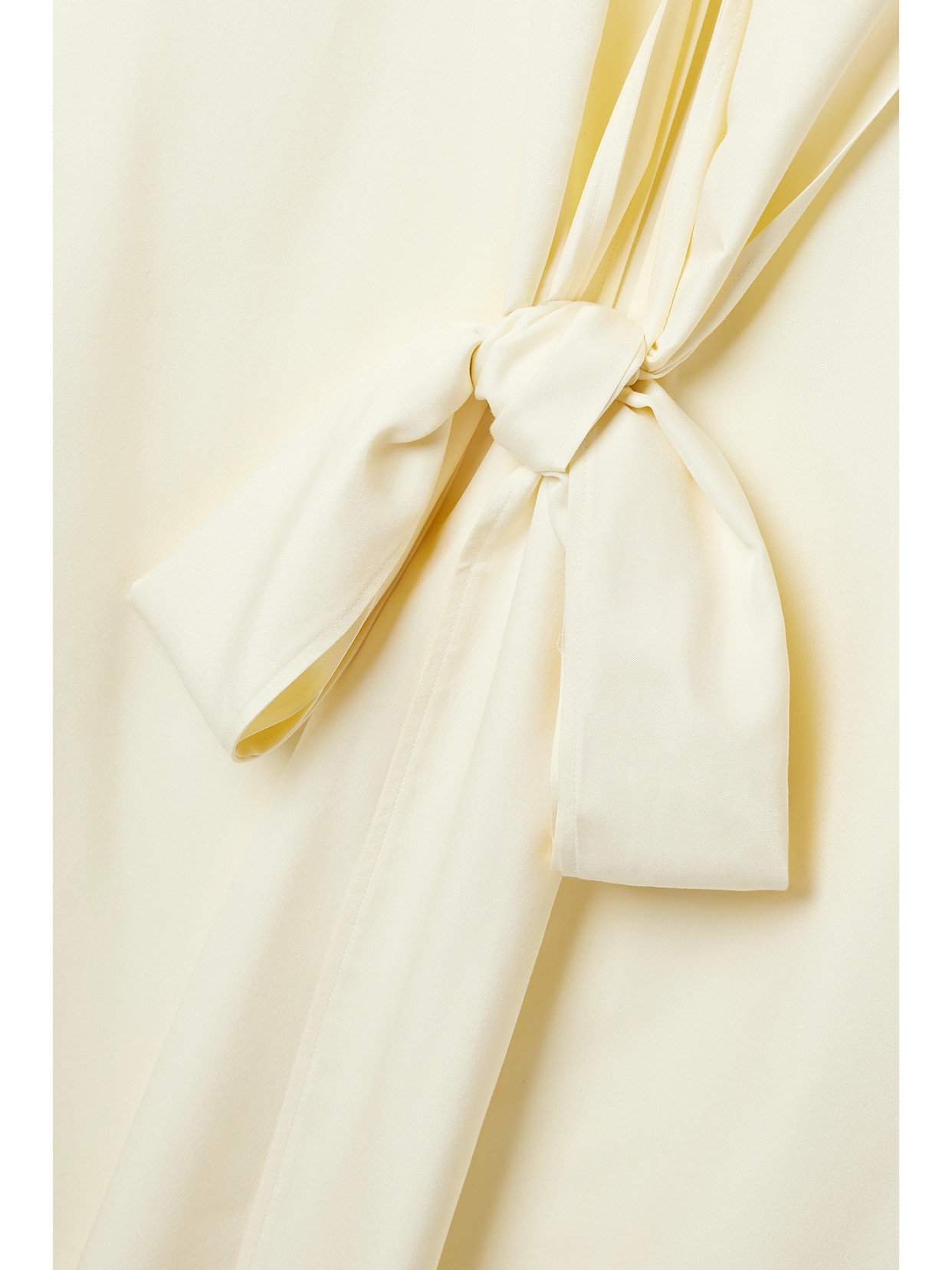 Givenchy Long-sleeved Silk Blouse In Yellow