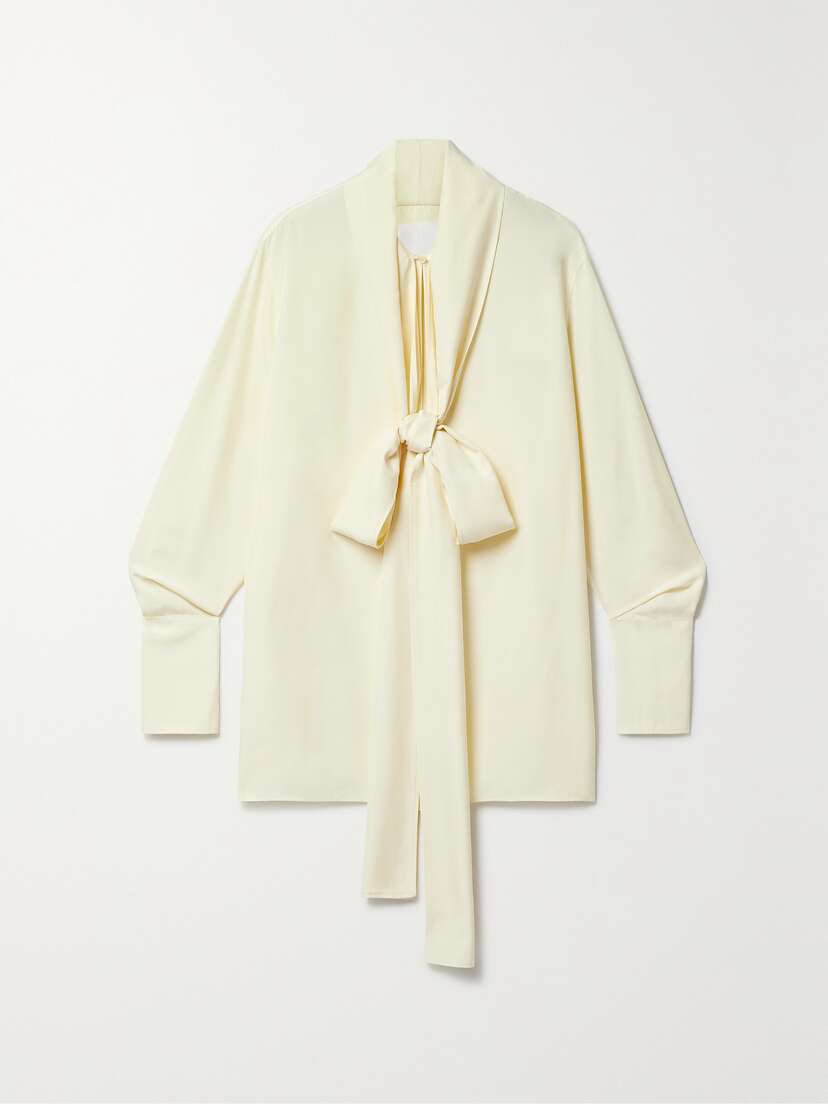Givenchy Pussy-bow Silk Blouse