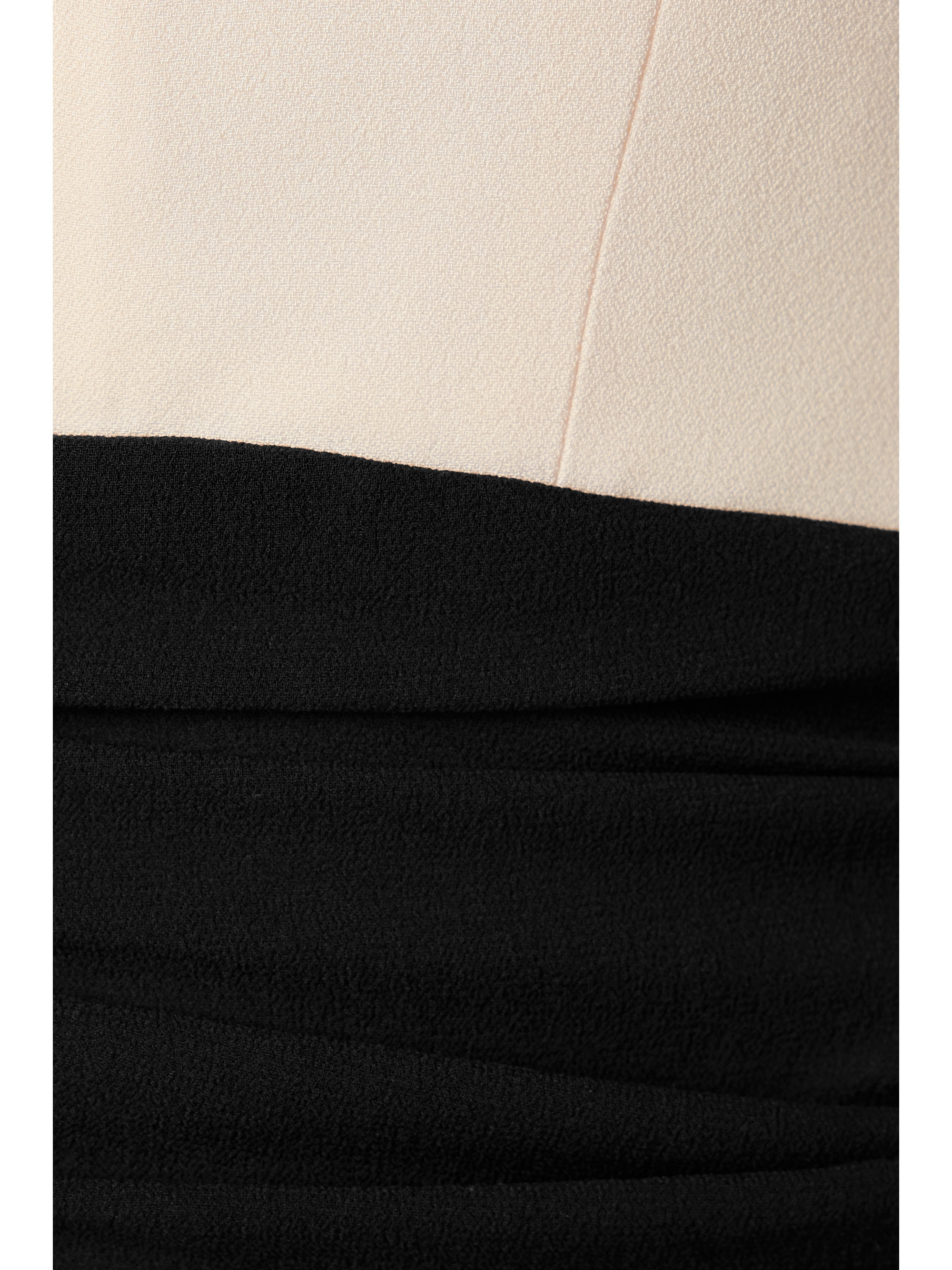 Givenchy Strapless crepe and ruched silk-georgette gown thumbnail