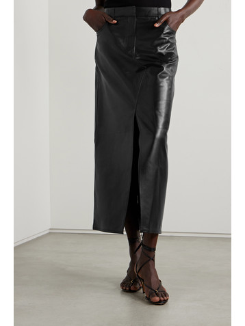 Givenchy Leather maxi skirt