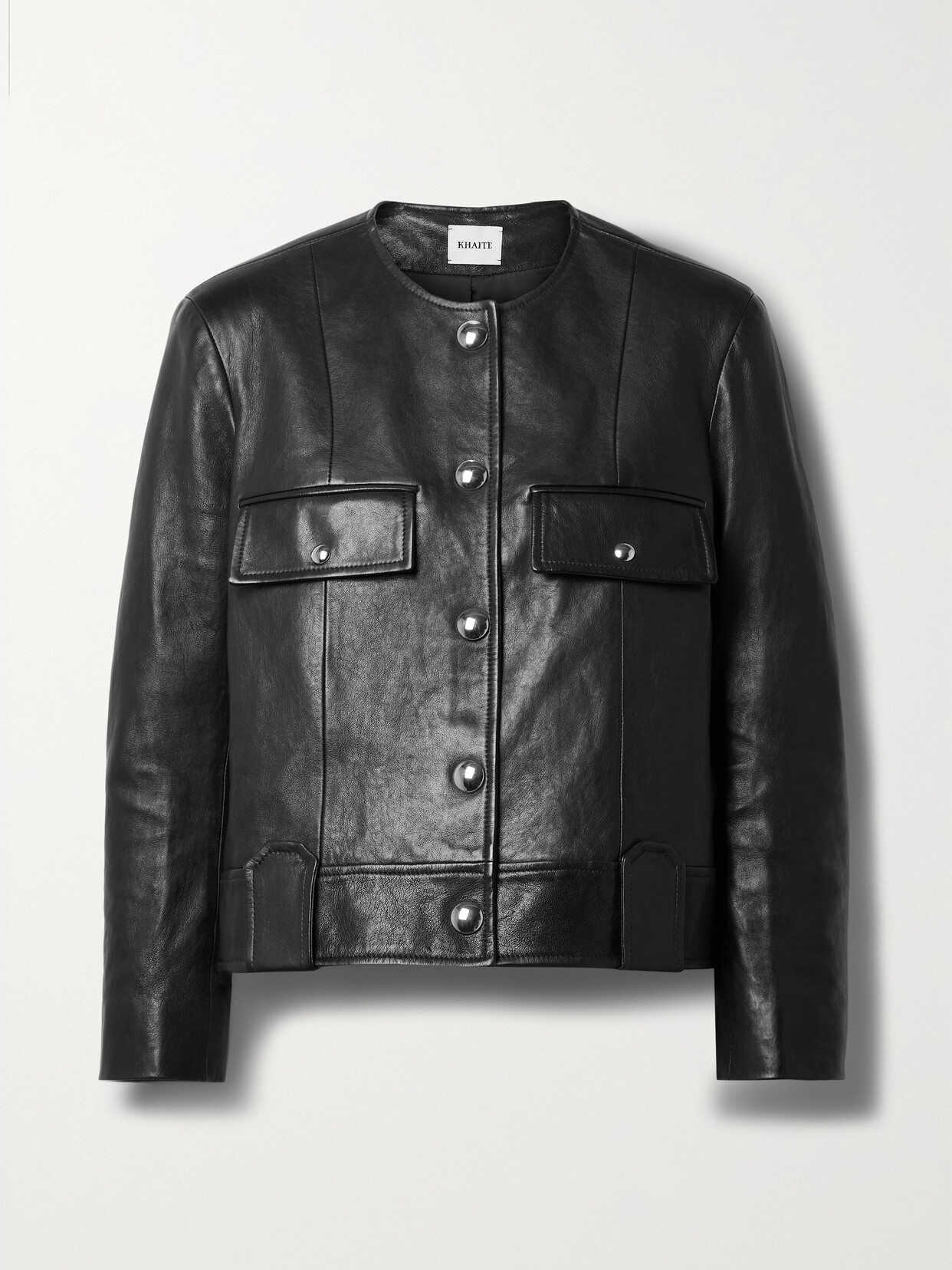 Khaite - Laybin Leather Jacket - Black