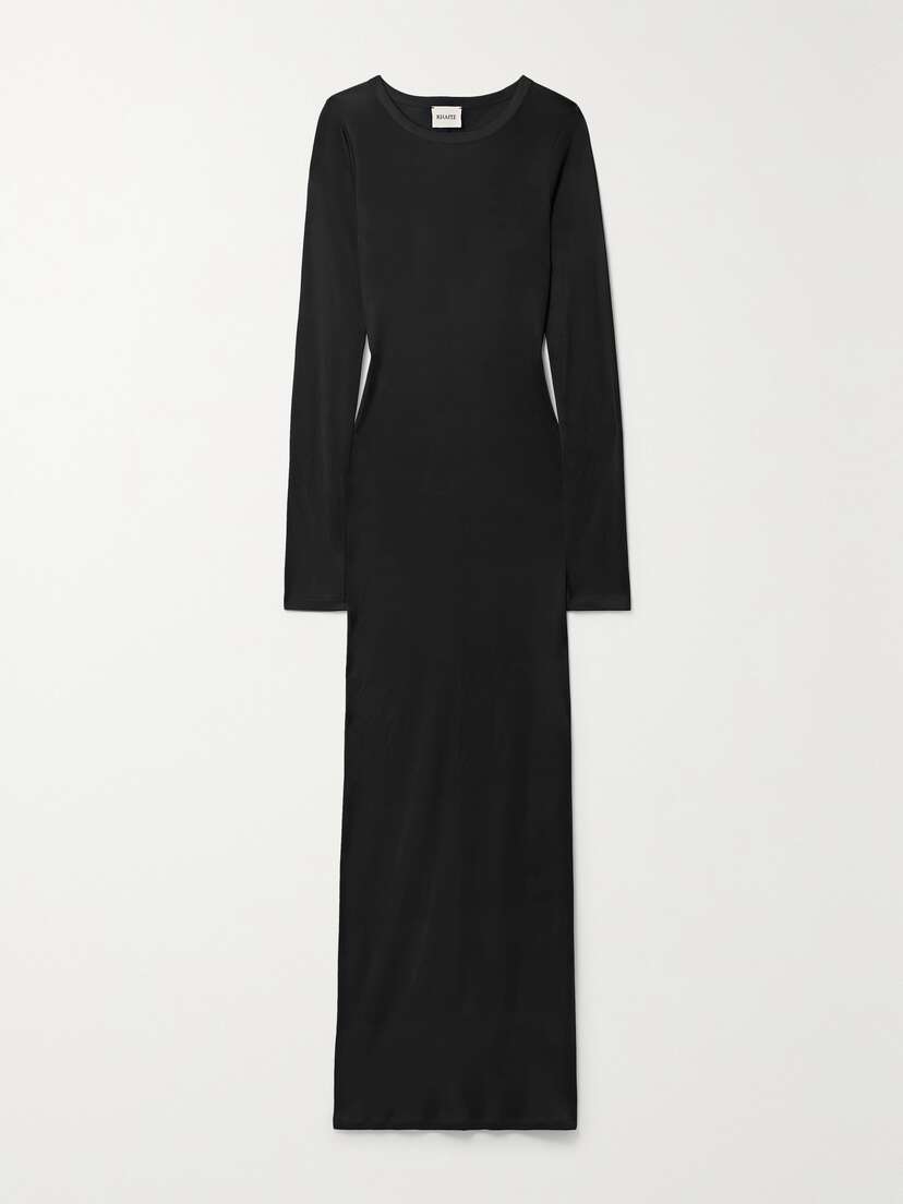 Khaite Bayra Stretch-jersey Maxi Dress