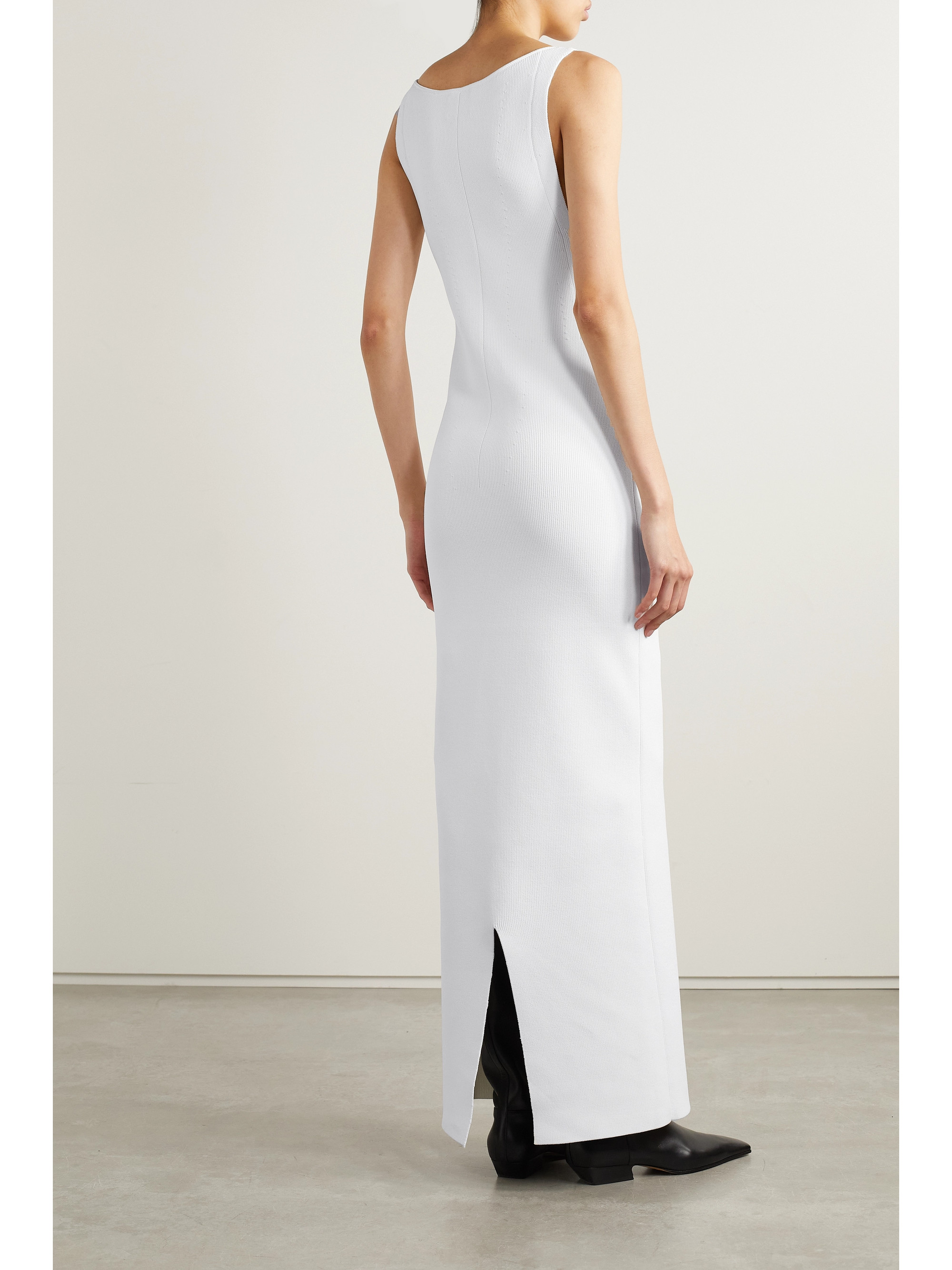 KHAITE Evelyn knitted maxi dress