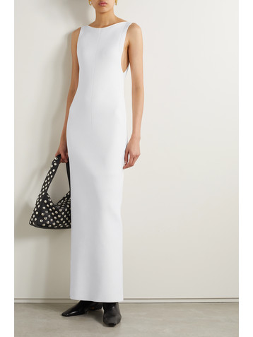 KHAITE Evelyn knitted maxi dress