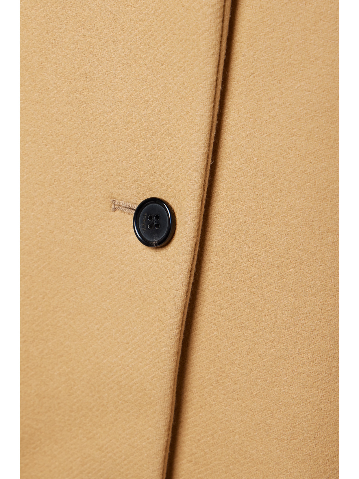 Khaite Single-breasted Wool-blend Coat In Brown
