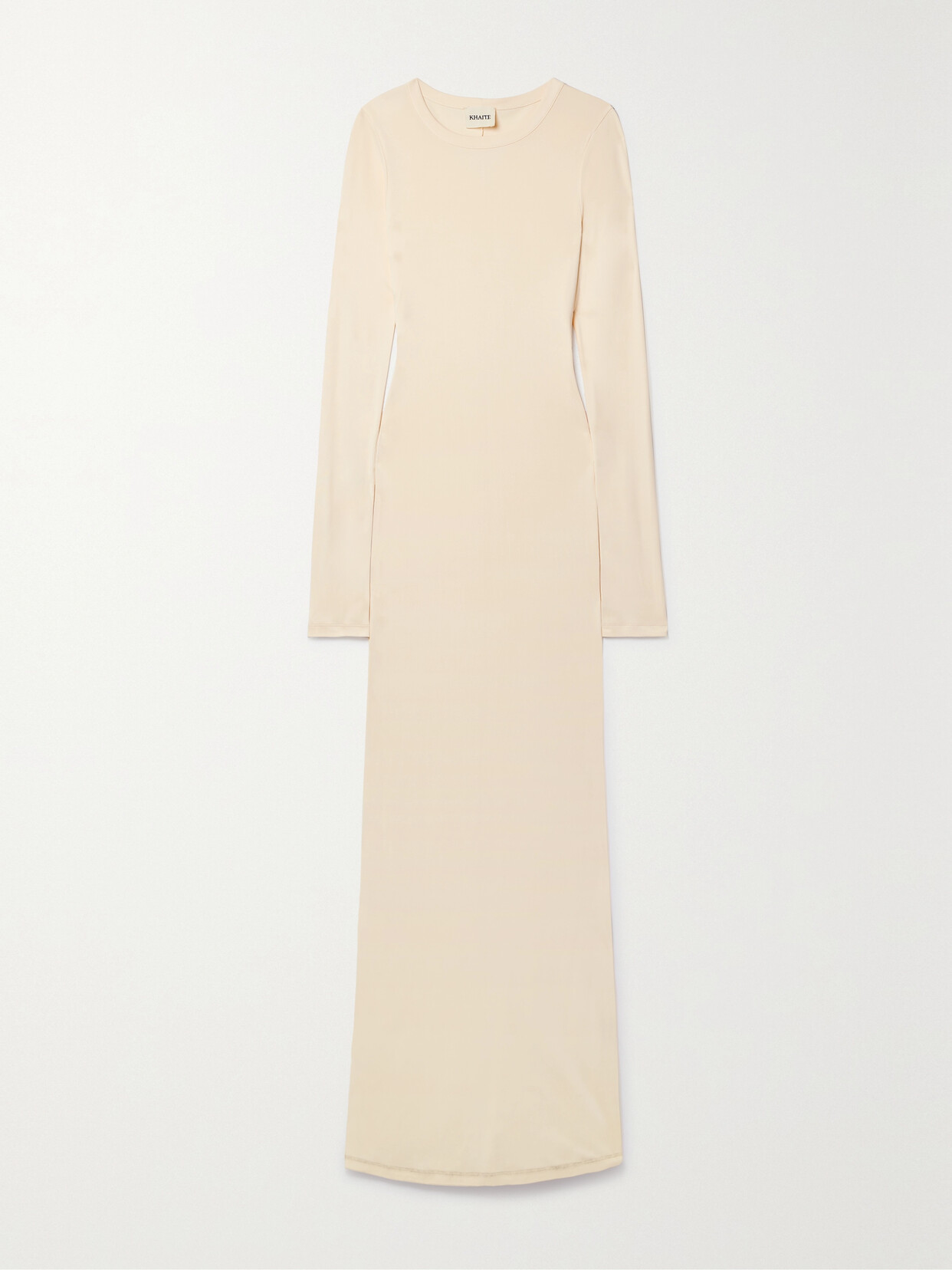 Khaite Bayra Stretch-jersey Maxi Dress - Off-white