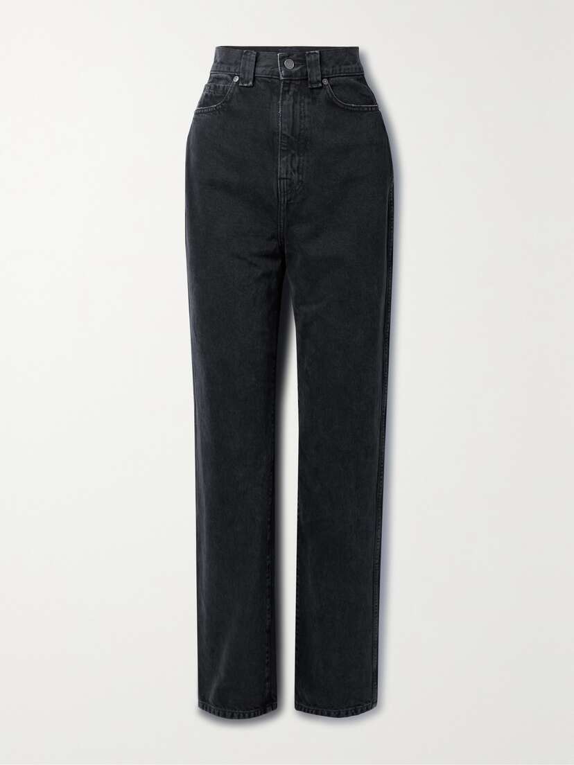 Khaite Albi High-rise Straight-leg Jeans