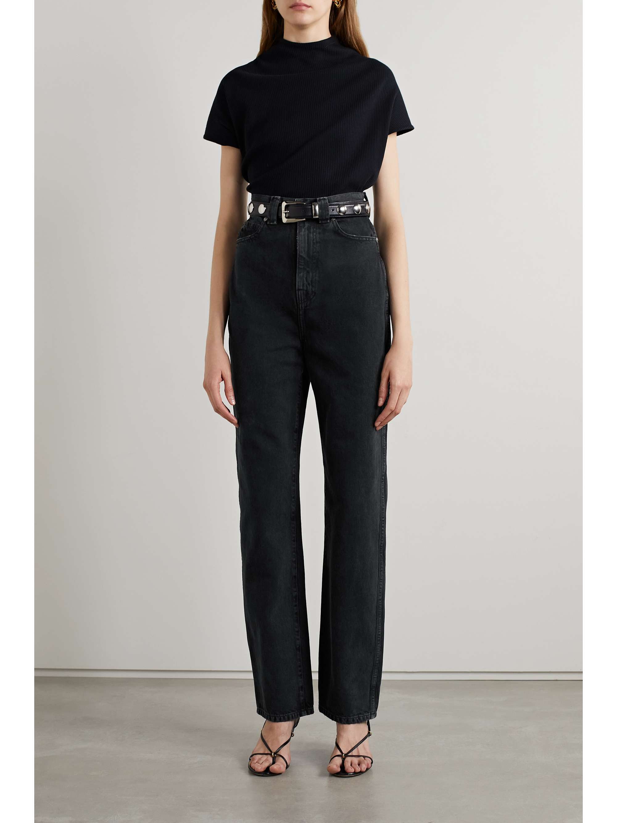 KHAITE Albi high-rise straight-leg jeans | NET-A-PORTER