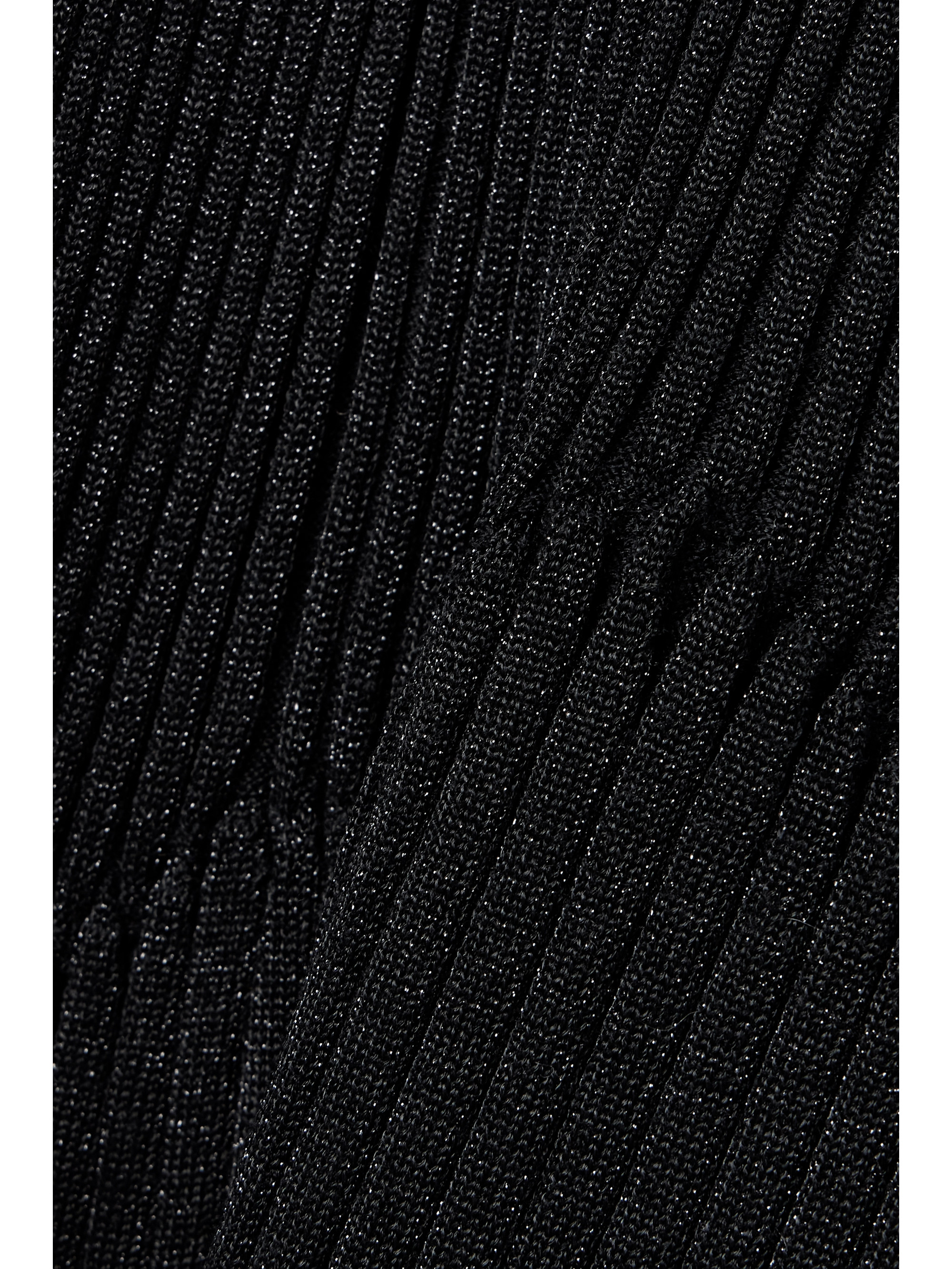 KHAITE Okla metallic ribbed wool-blend maxi dress thumbnail