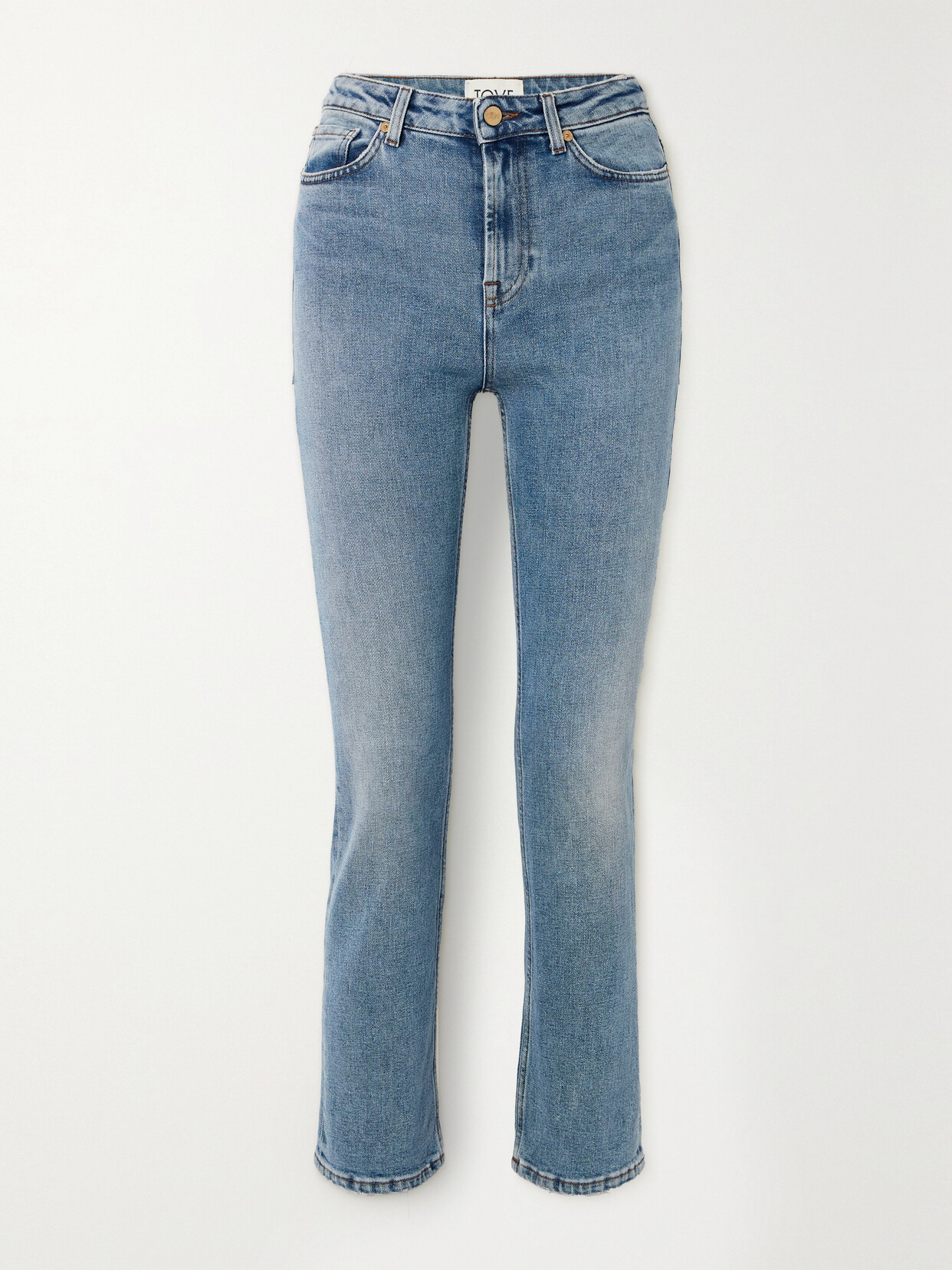 TOVE - Marlo High-rise Straight-leg Jeans - Blue