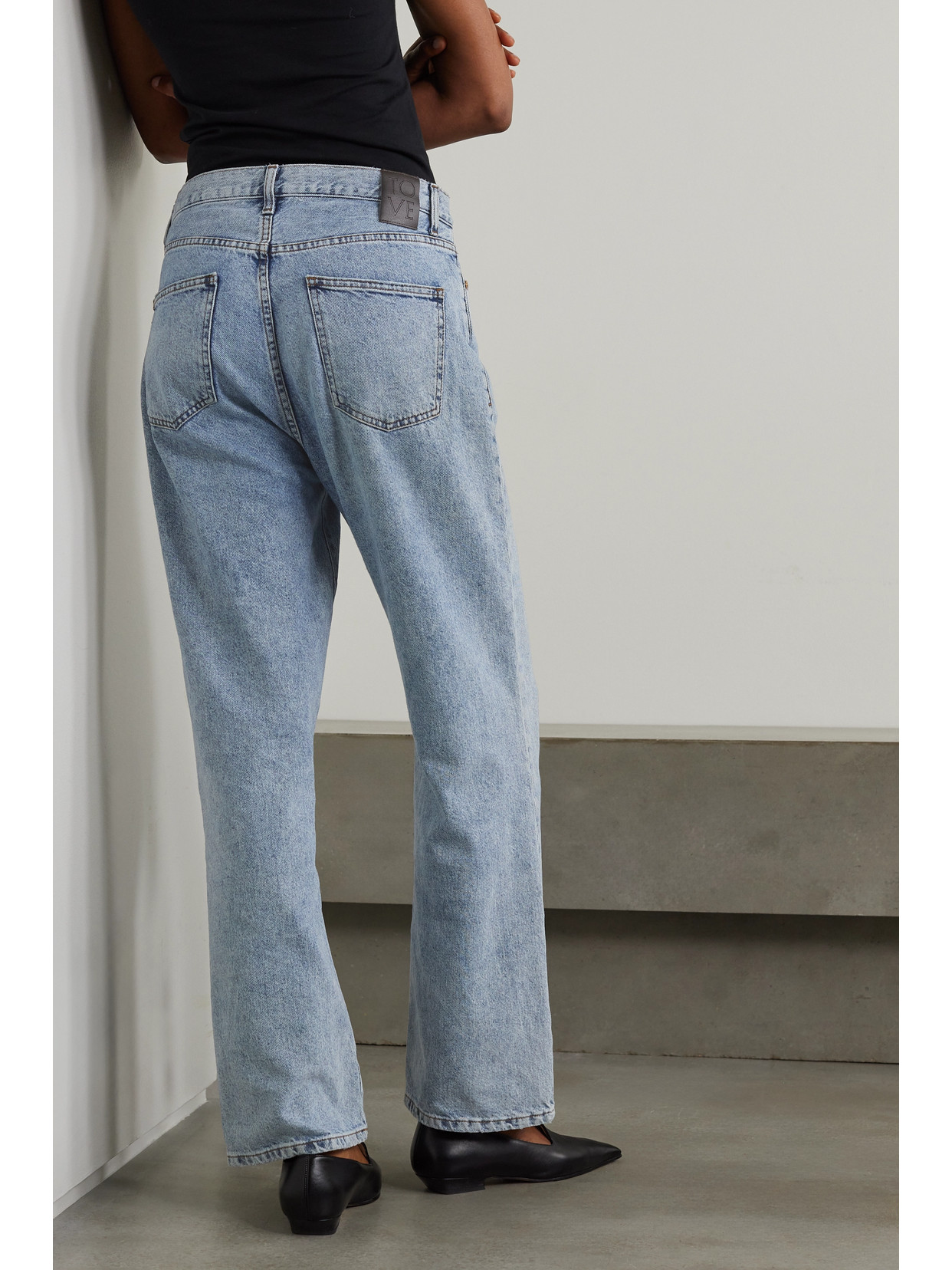 Tove Sofie Mid-rise Wide-leg Recycled Jeans In Blue