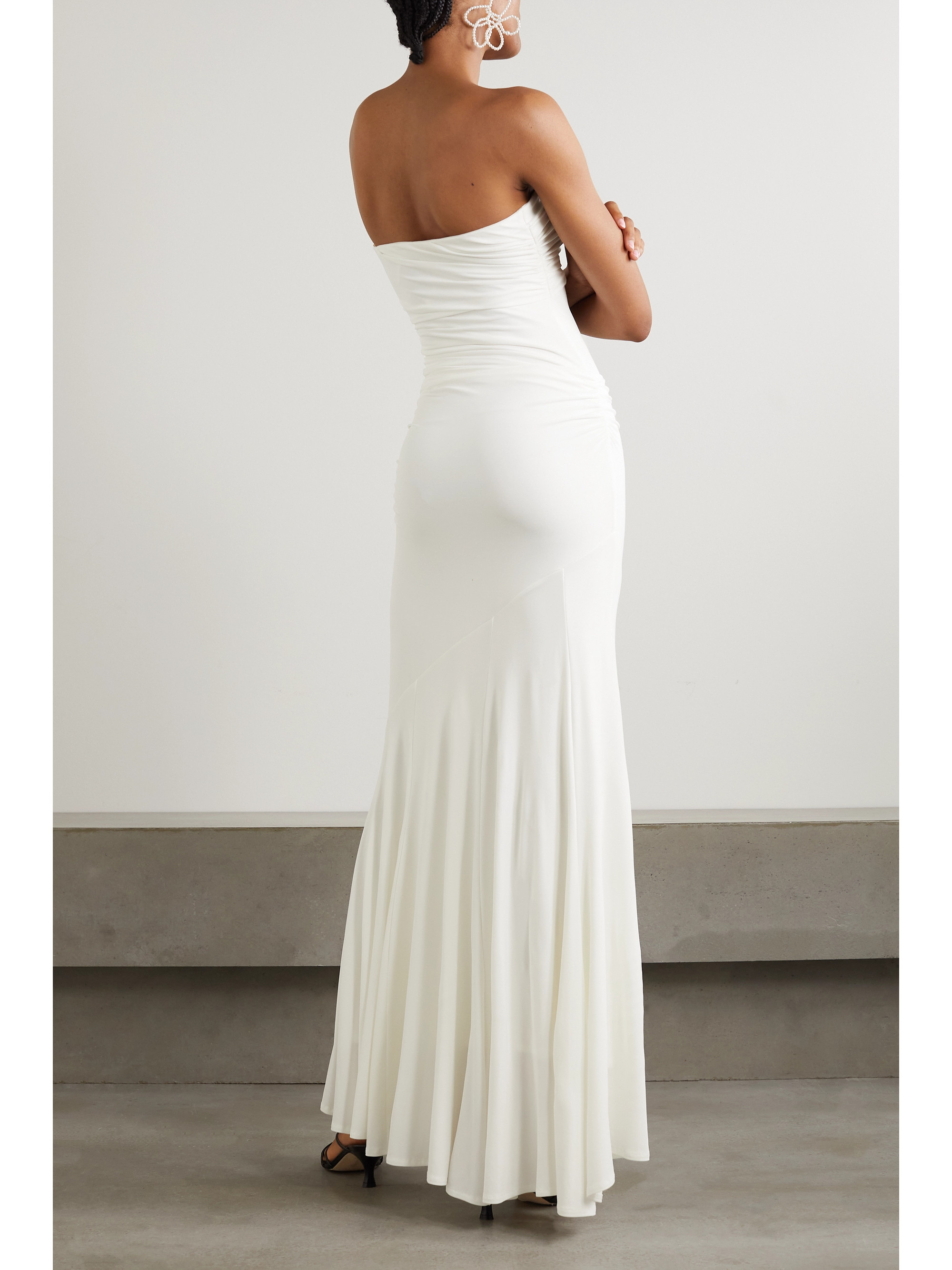 TOVE Rayssa strapless stretch-jersey maxi dress
