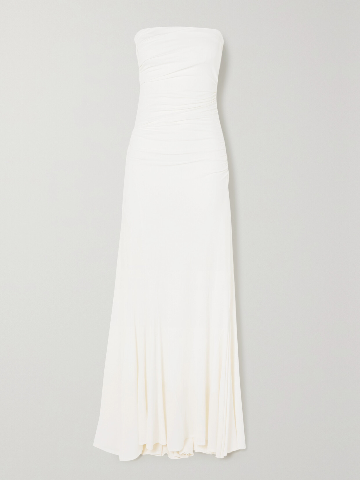 TOVE - Rayssa Strapless Stretch-jersey Maxi Dress - White