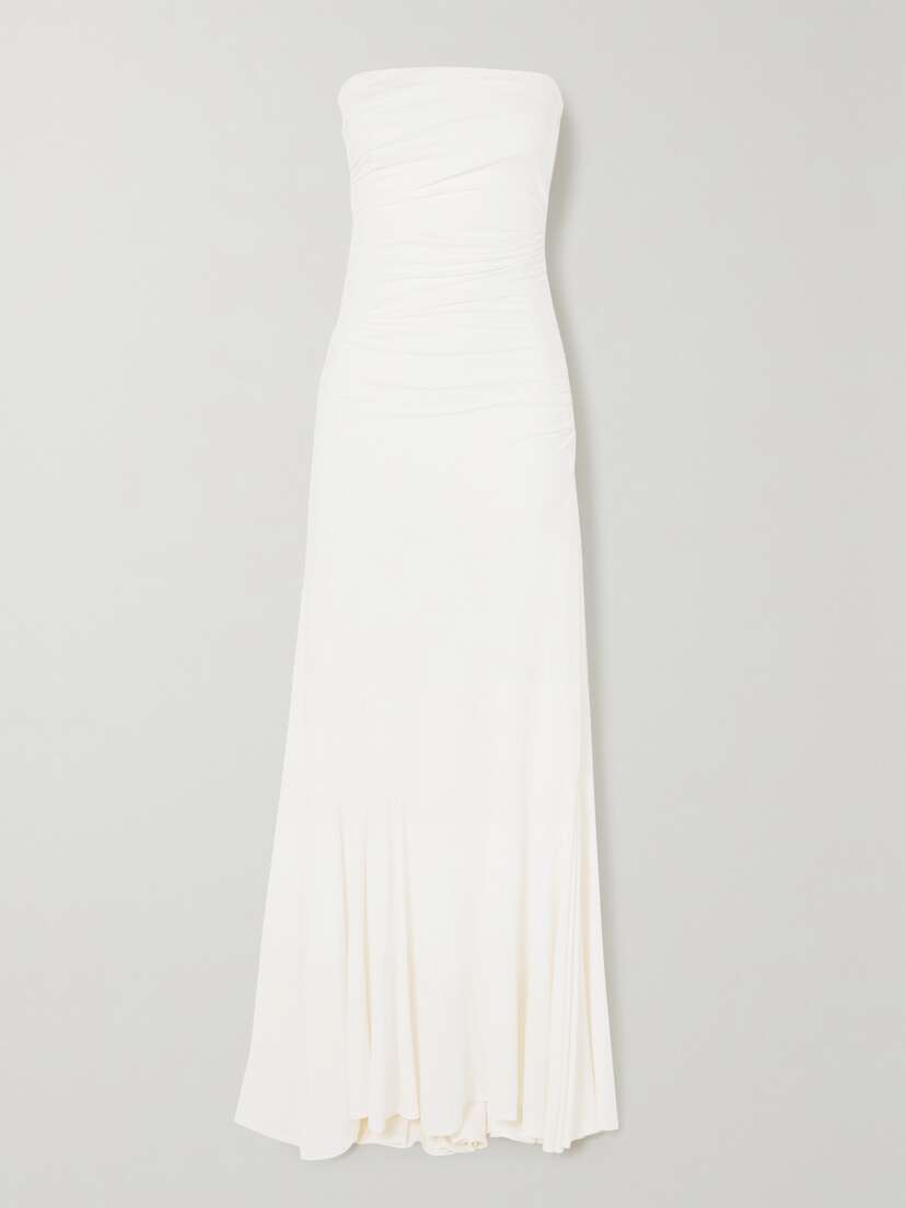 Tove Rayssa Strapless Stretch-jersey Maxi Dress