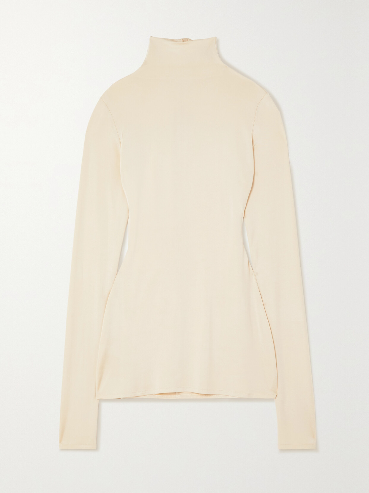 TOVE NOOR STRETCH-JERSEY TURTLENECK TOP