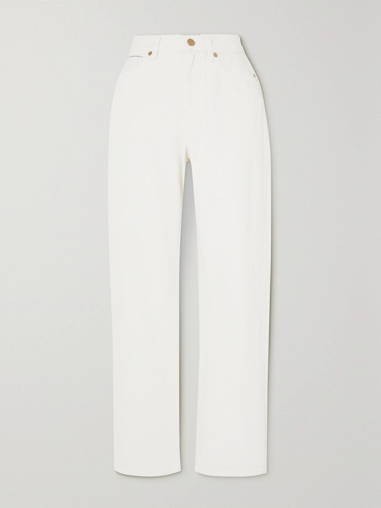 TOVE - Sade High-rise Tapered Jeans - Ecru