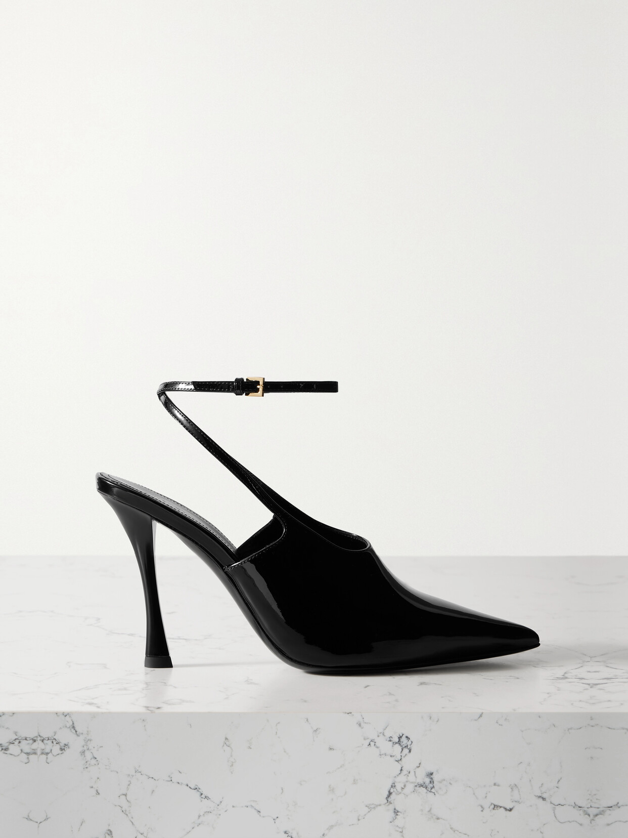 Shop Givenchy Show Patent-leather Pumps In Black