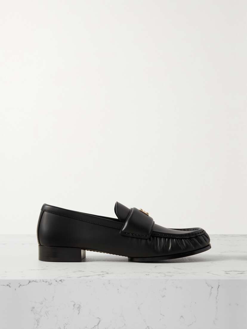 Givenchy Logo-embellished Leather Loafers
