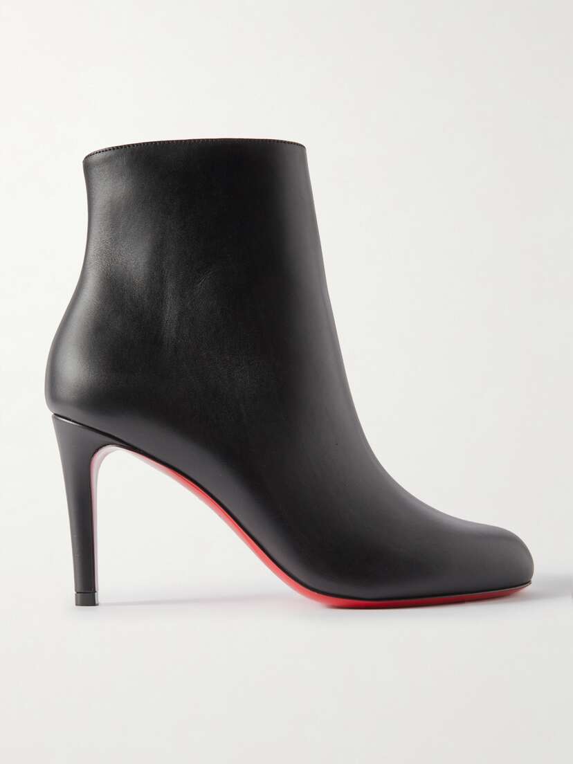 Christian Louboutin Pumppie 85 Leather Ankle Boots