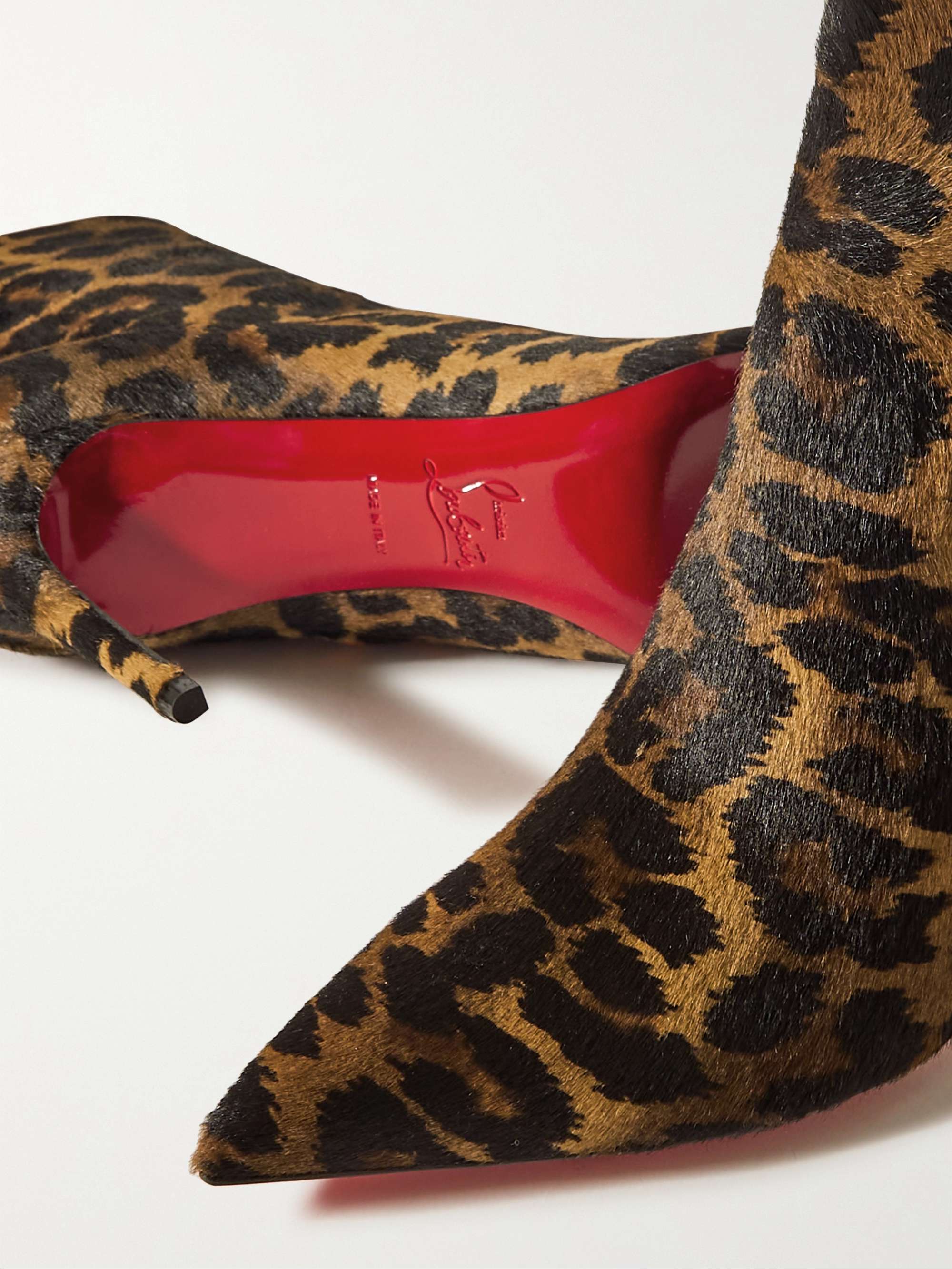 IDRIS LEOPARD Print Platform Bootie