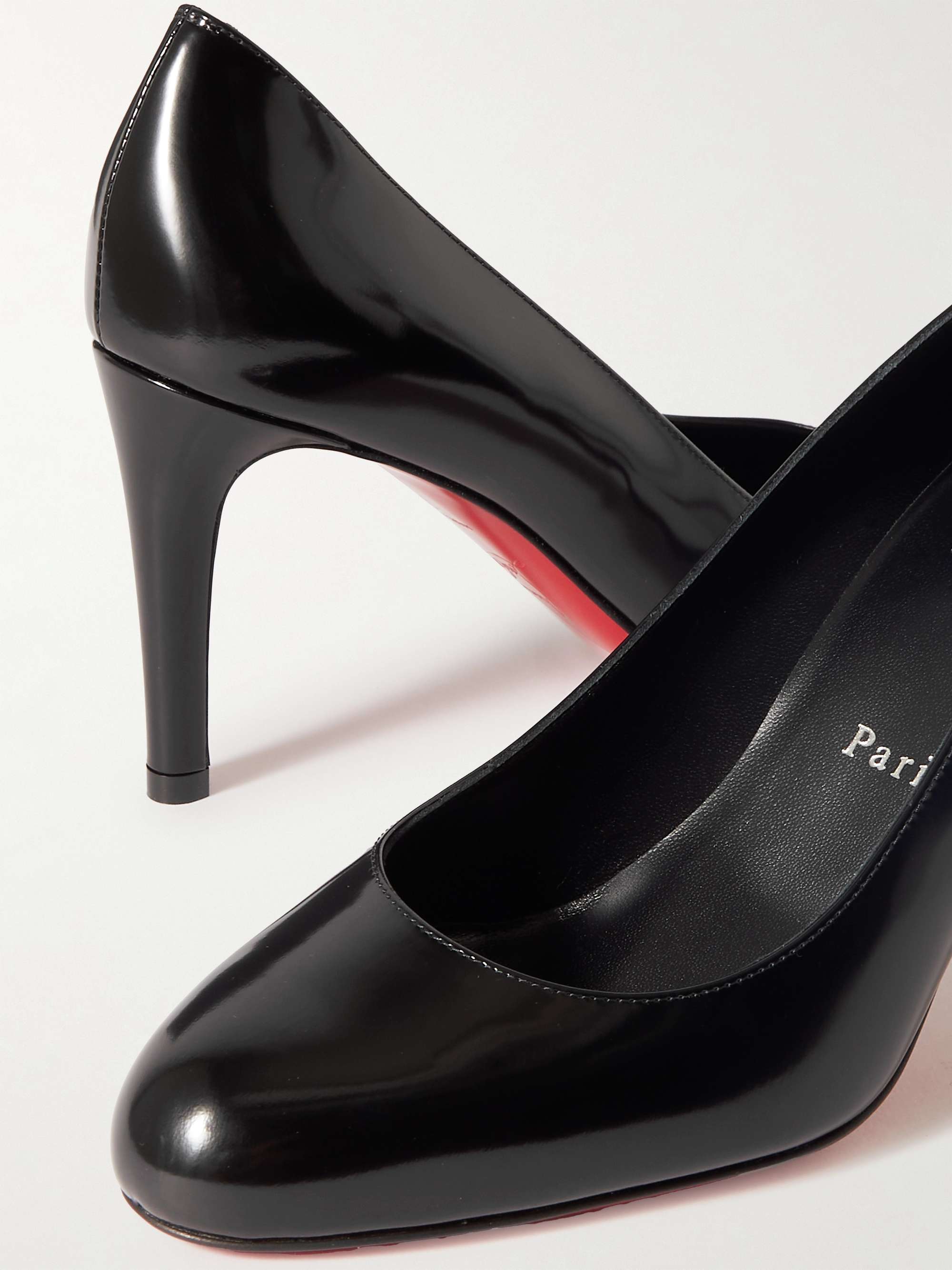 Christian Louboutin Classic Black Round-Toe Pumps