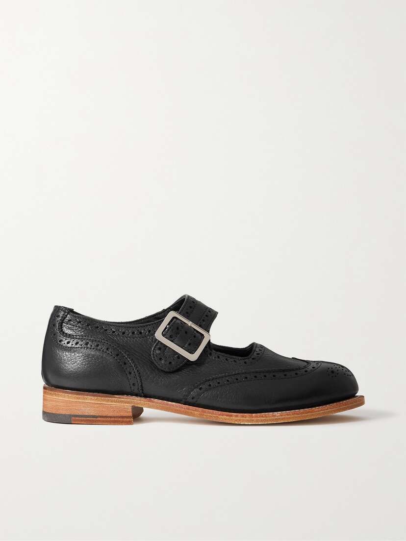 Gabriela Hearst + Tricker's Leather Mary Jane Brogues - UK 8