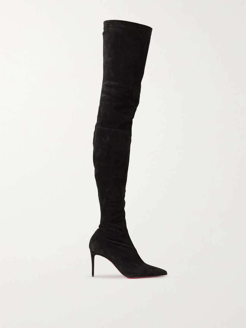 Christian Louboutin Kate Botta 85 Suede Over-the-knee Boots