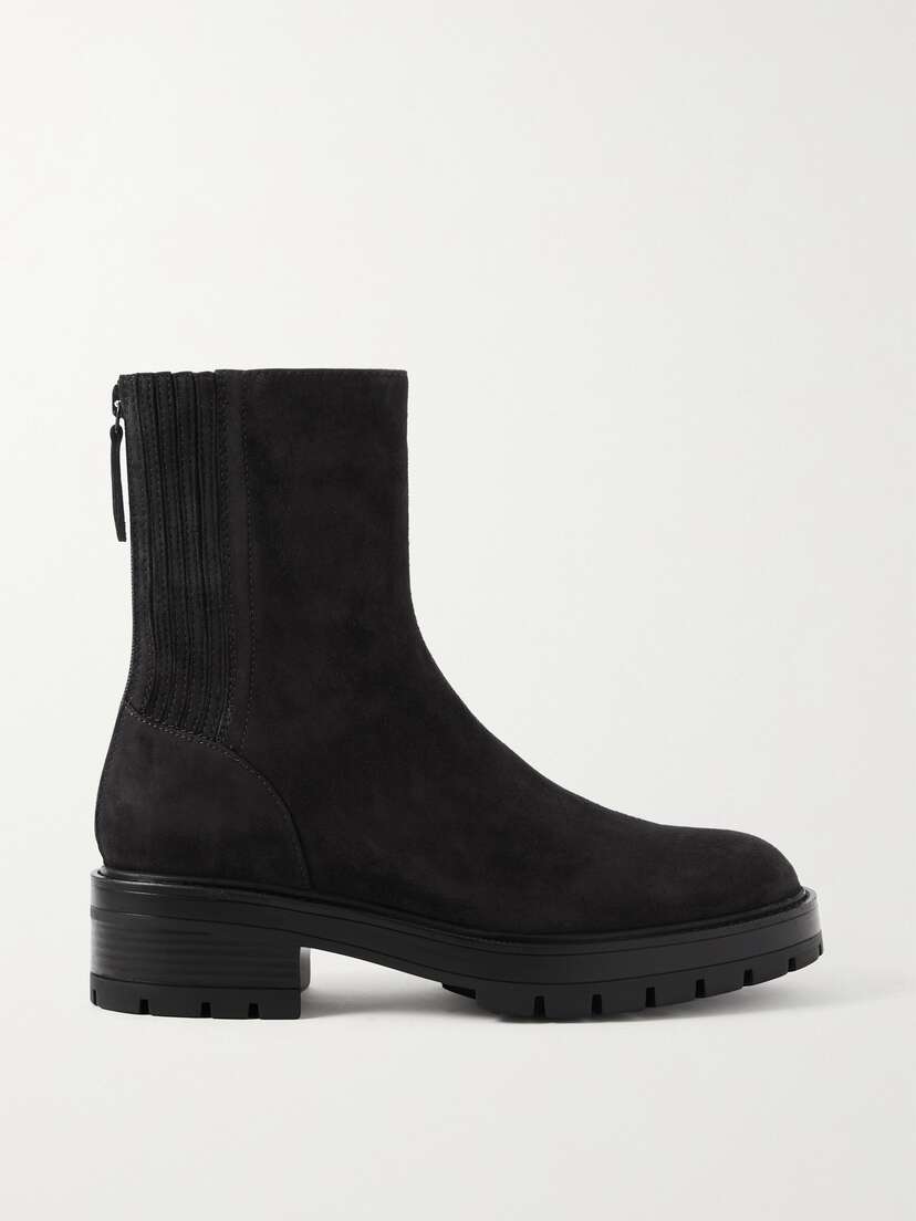 Aquazzura Saint Honoré Suede Ankle Boots
