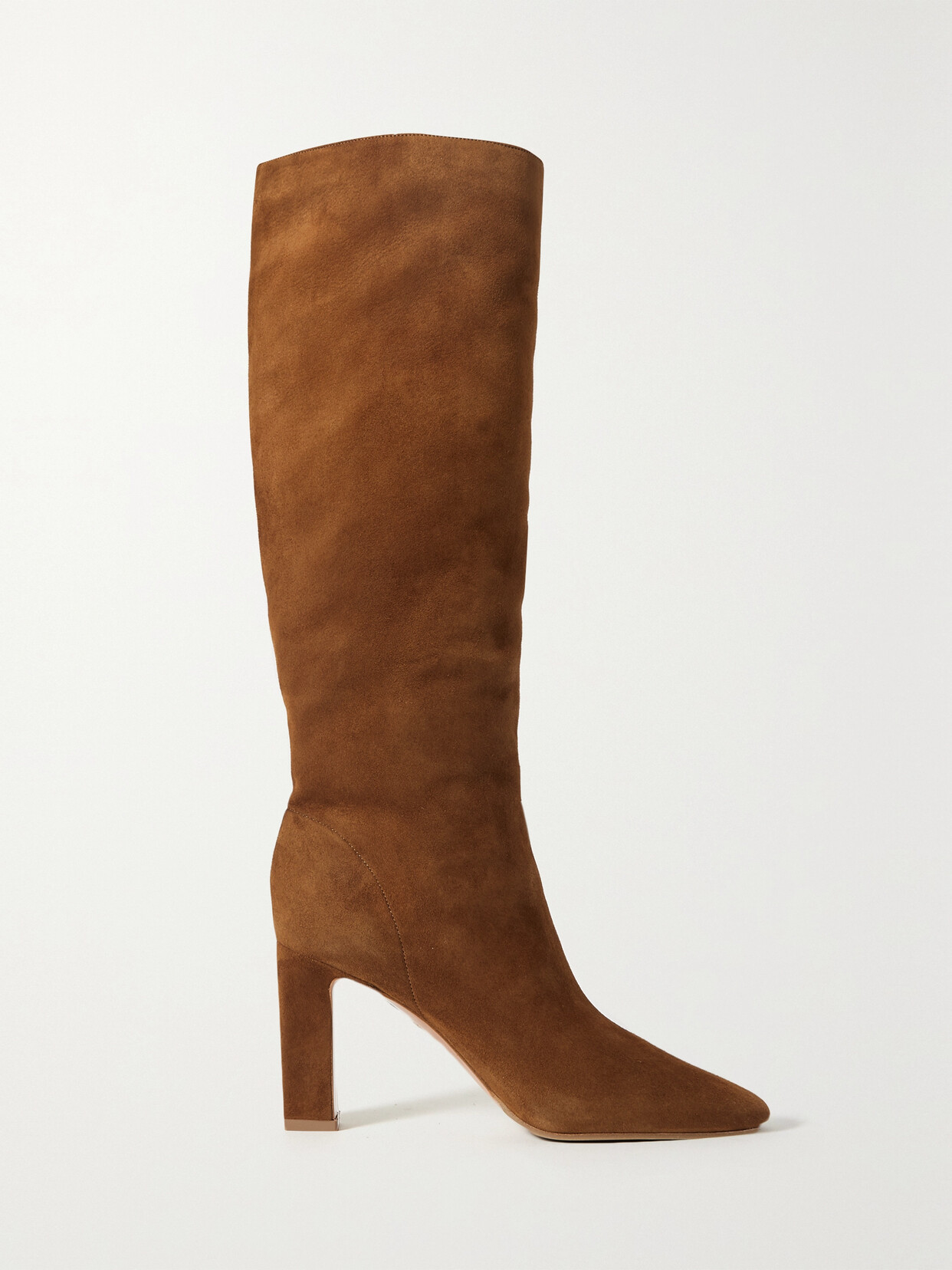 Aquazzura Manzoni 85 Suede Knee Boots