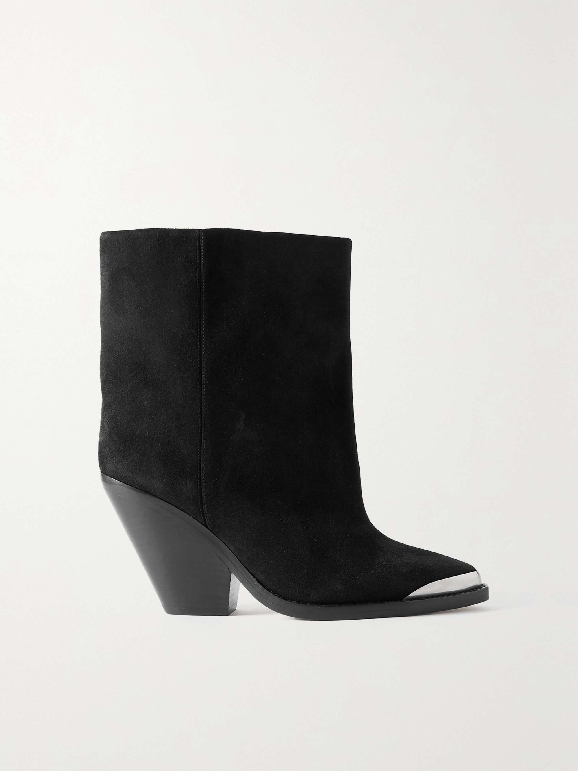 ISABEL MARANT Ladel embellished suede ankle boots | NET-A-PORTER