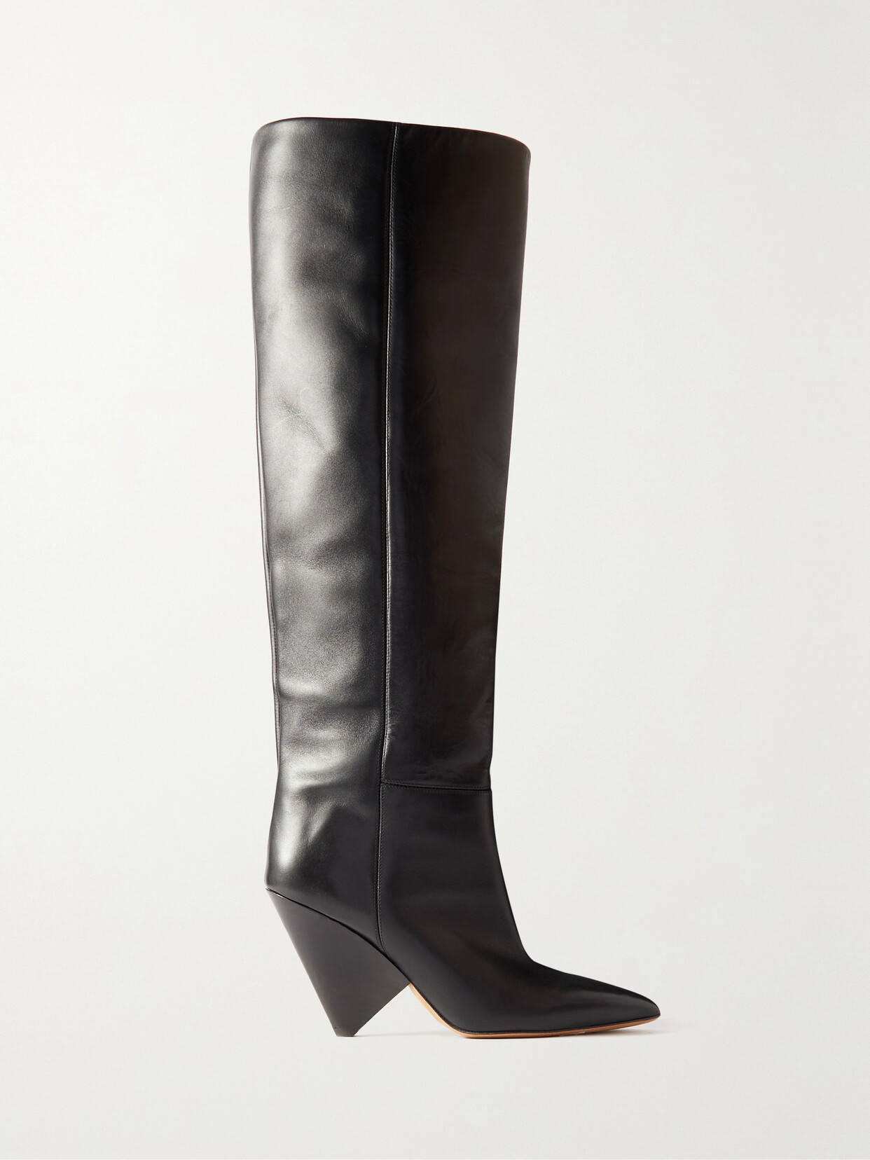 Isabel Marant - Lakita Leather Knee Boots - Black