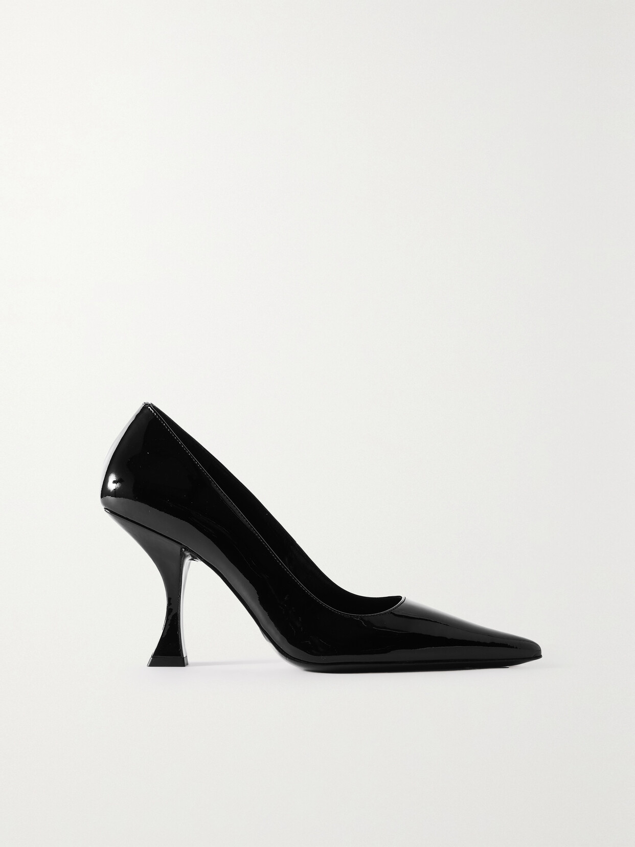 BY FAR - Viva Patent-leather Pumps - Black