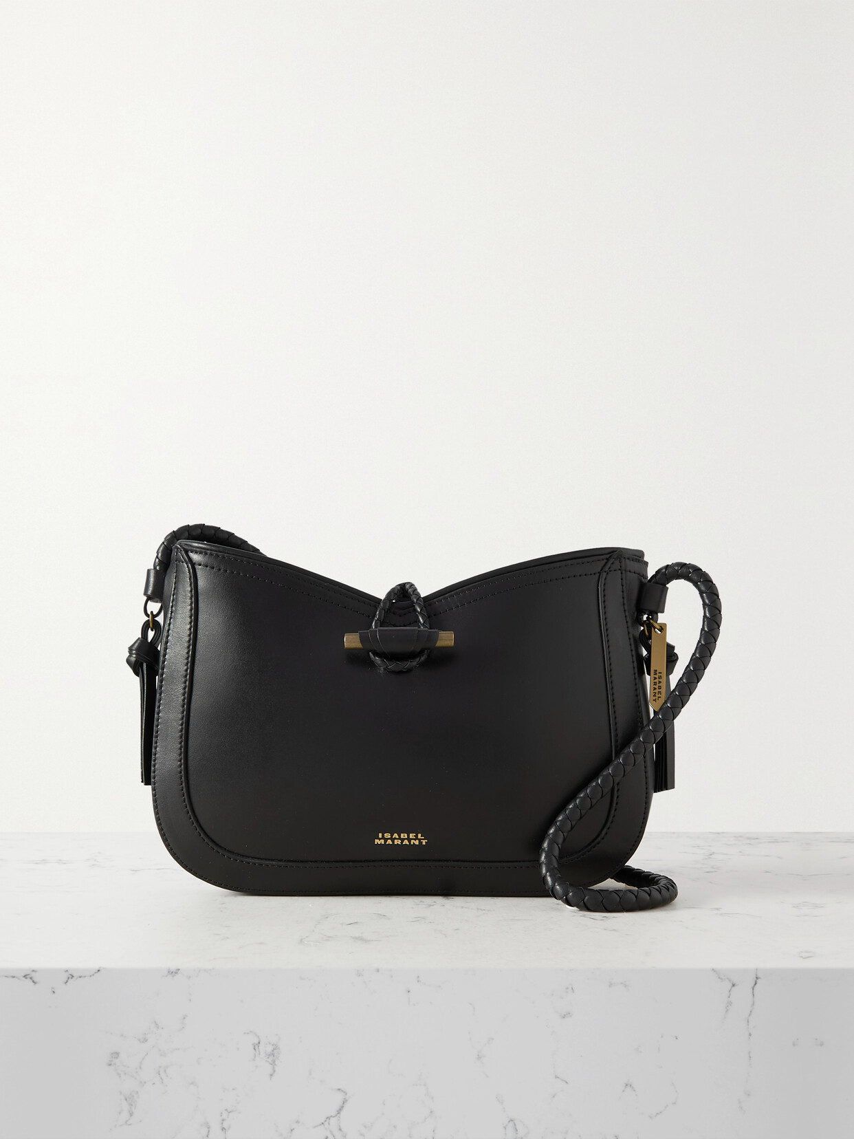 Isabel Marant - Vigo Leather Shoulder Bag - Black