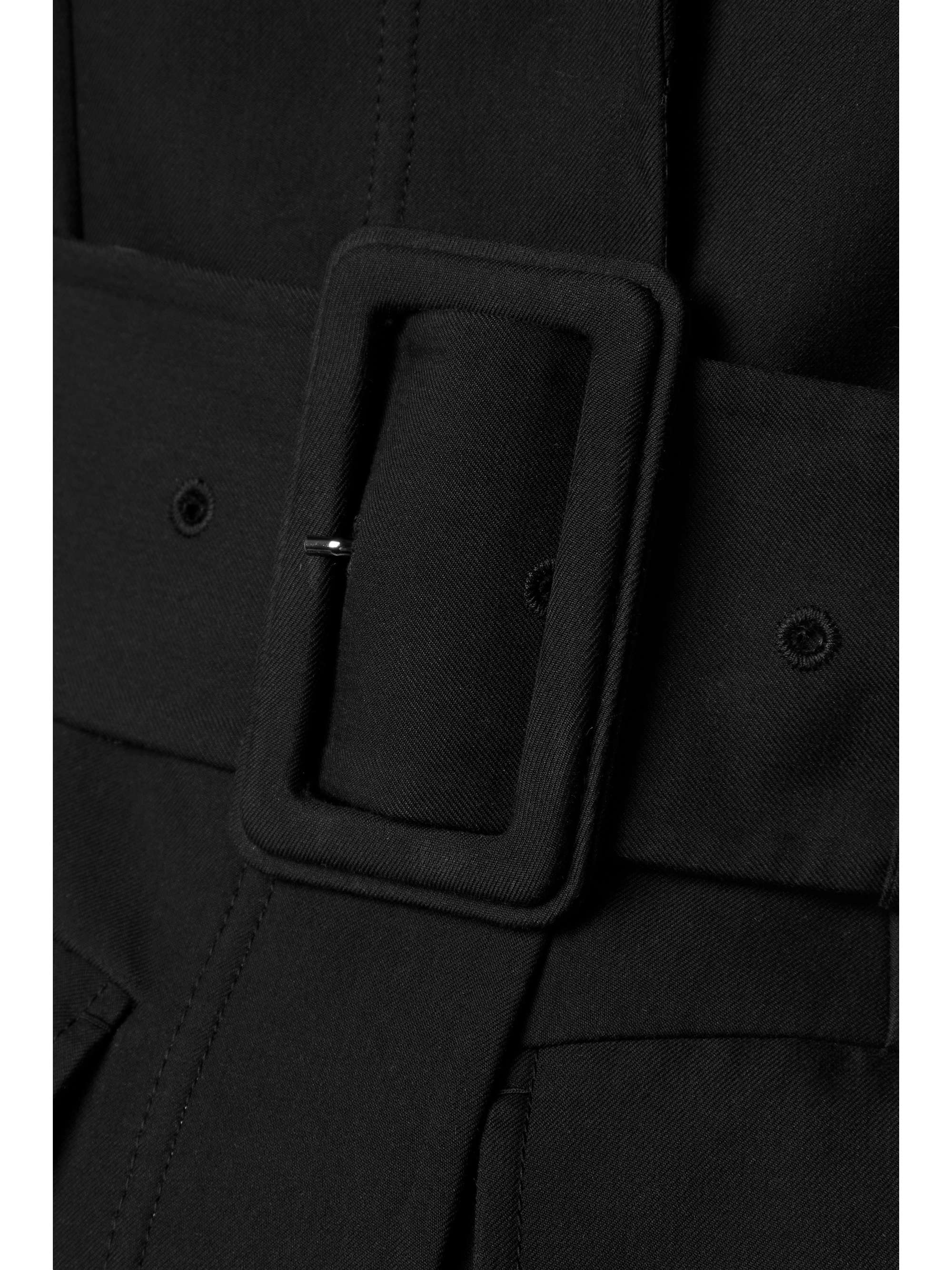ANOTHER TOMORROW Belted cotton blazer