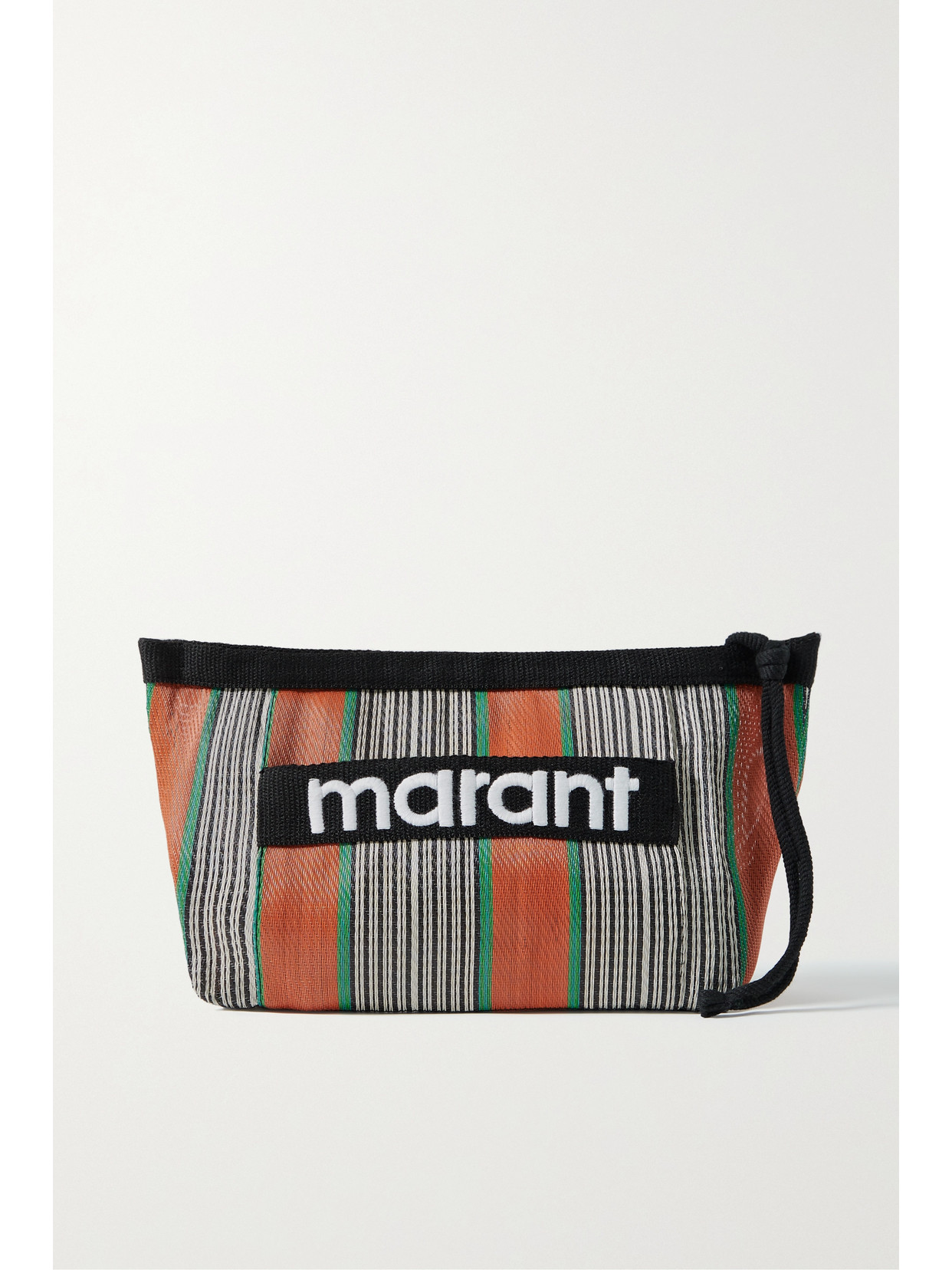 Isabel Marant - Powden Striped Nylon Pouch - Brown