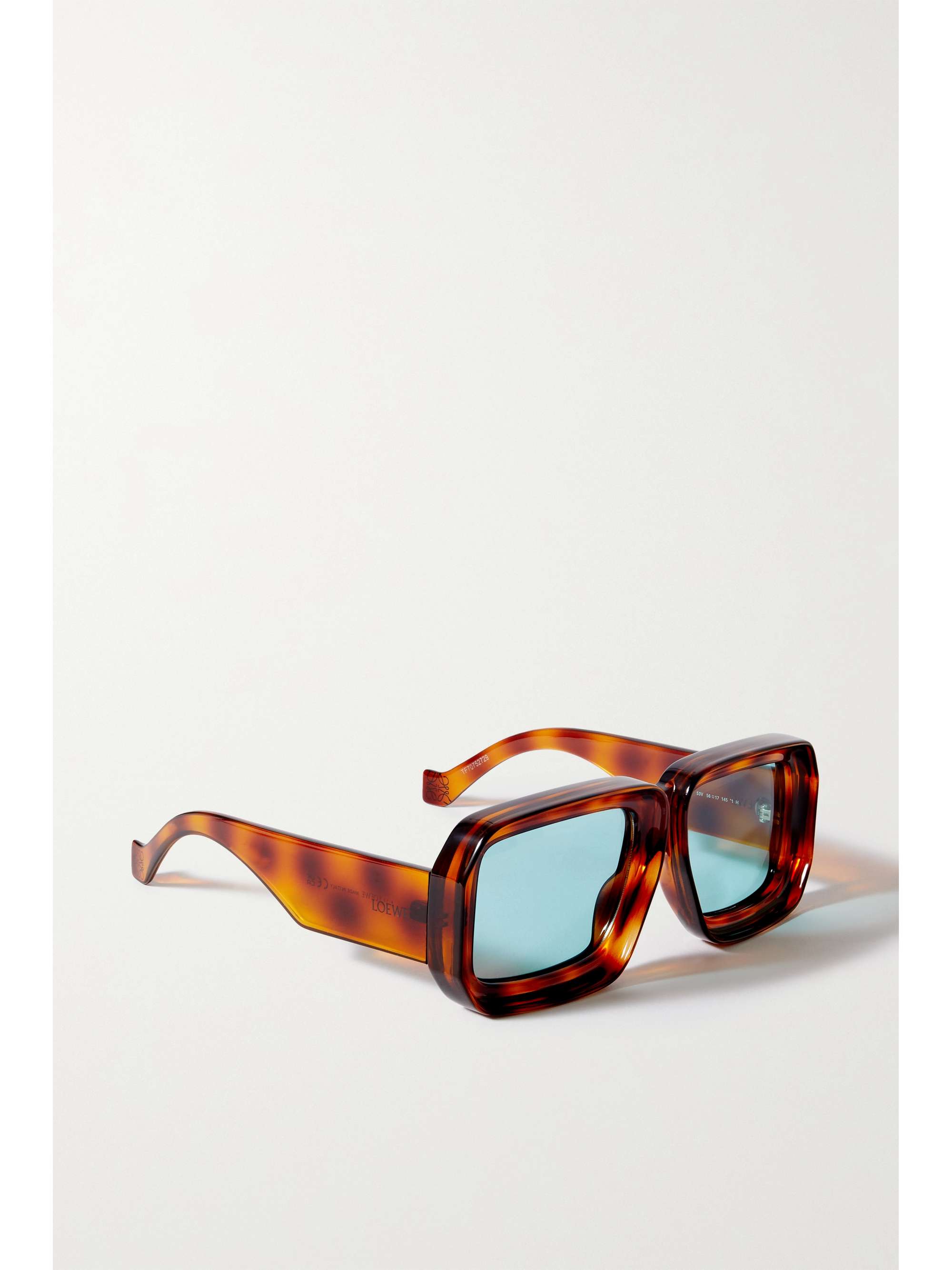 LOEWE EYEWEAR + Paula's squareframe tortoiseshell acetate