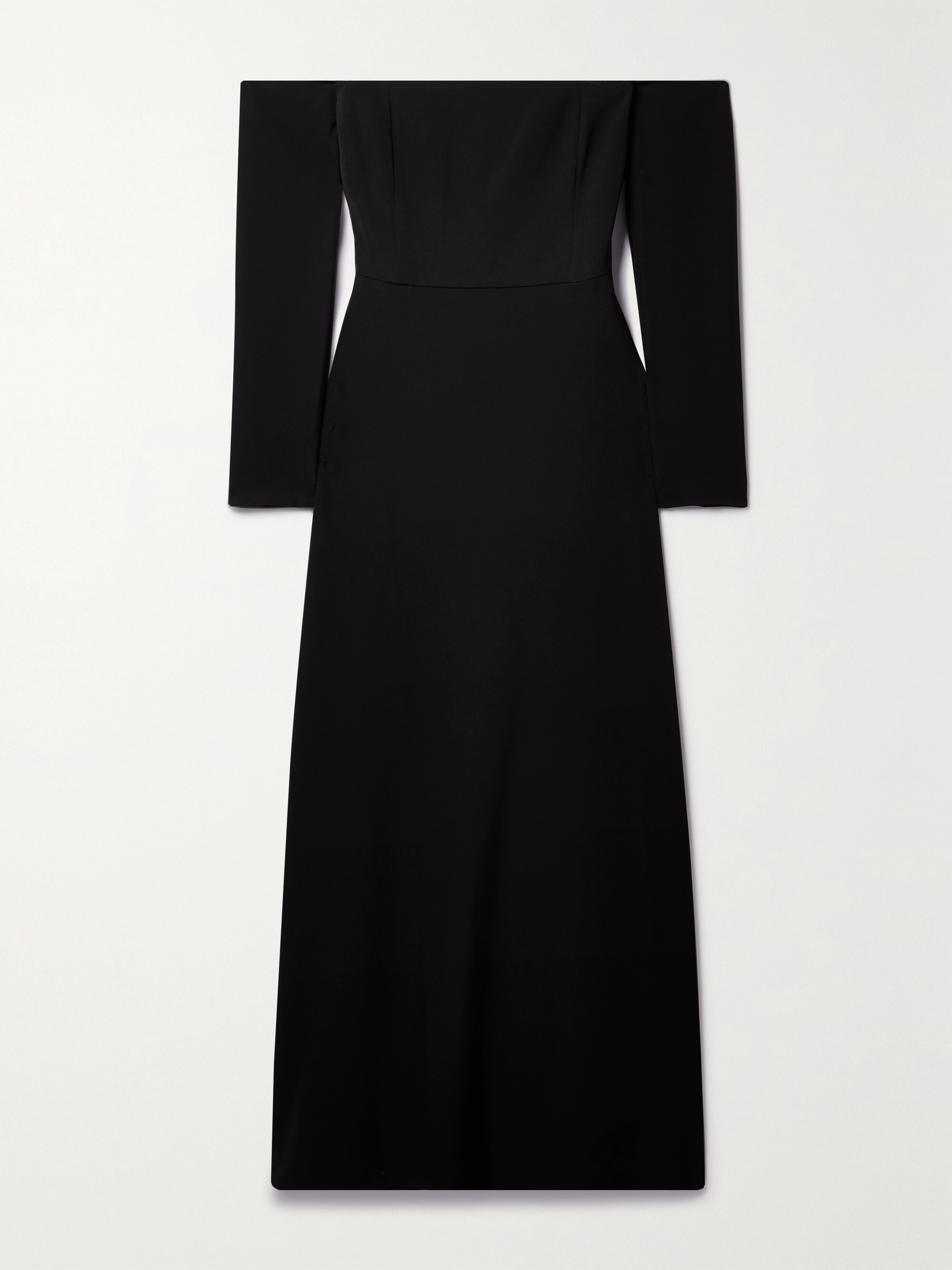Bernadette Edie off-the-shoulder crepe maxi dress