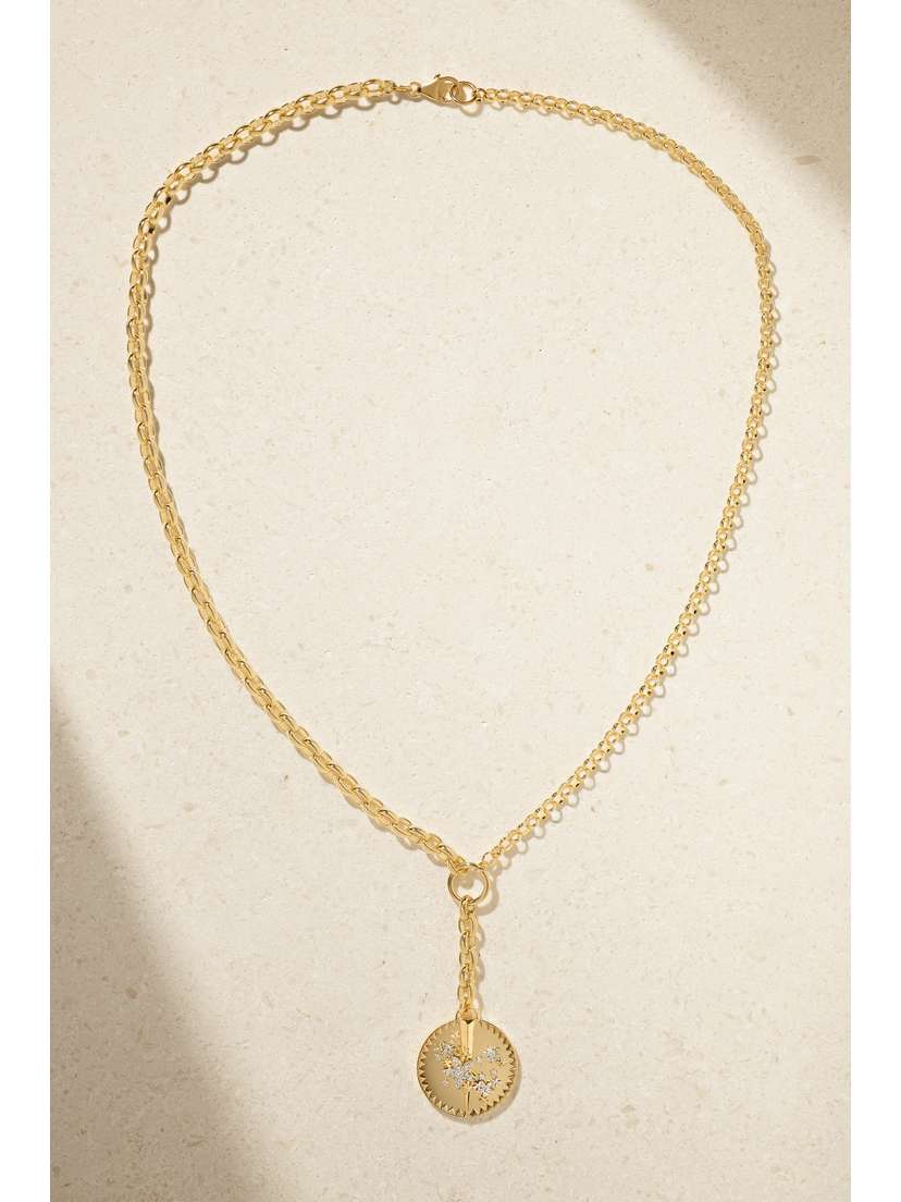 Foundrae Blossoms Large 18-karat Gold Diamond Necklace