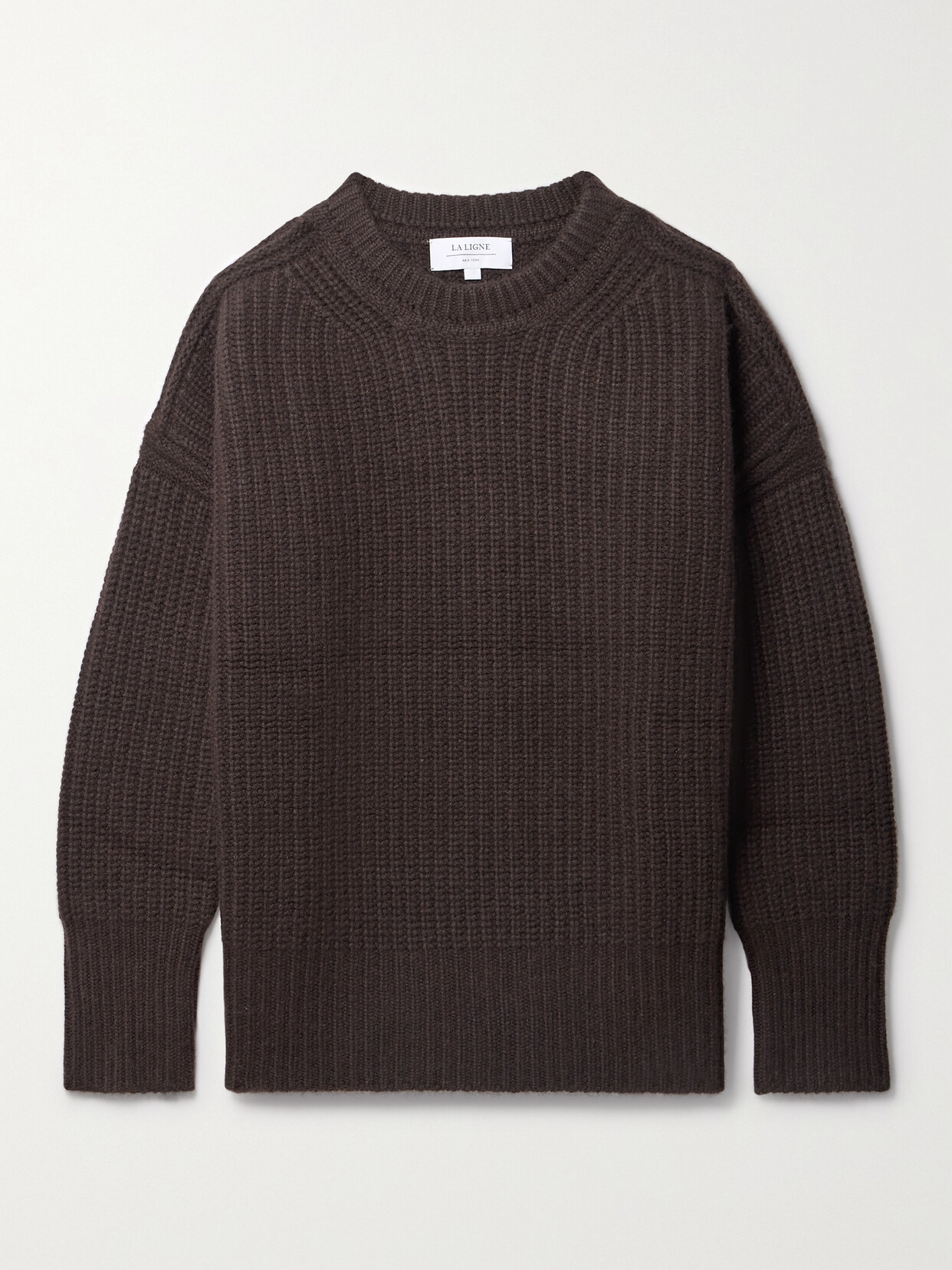 La Ligne - Toujours Ribbed Cashmere Sweater - Brown