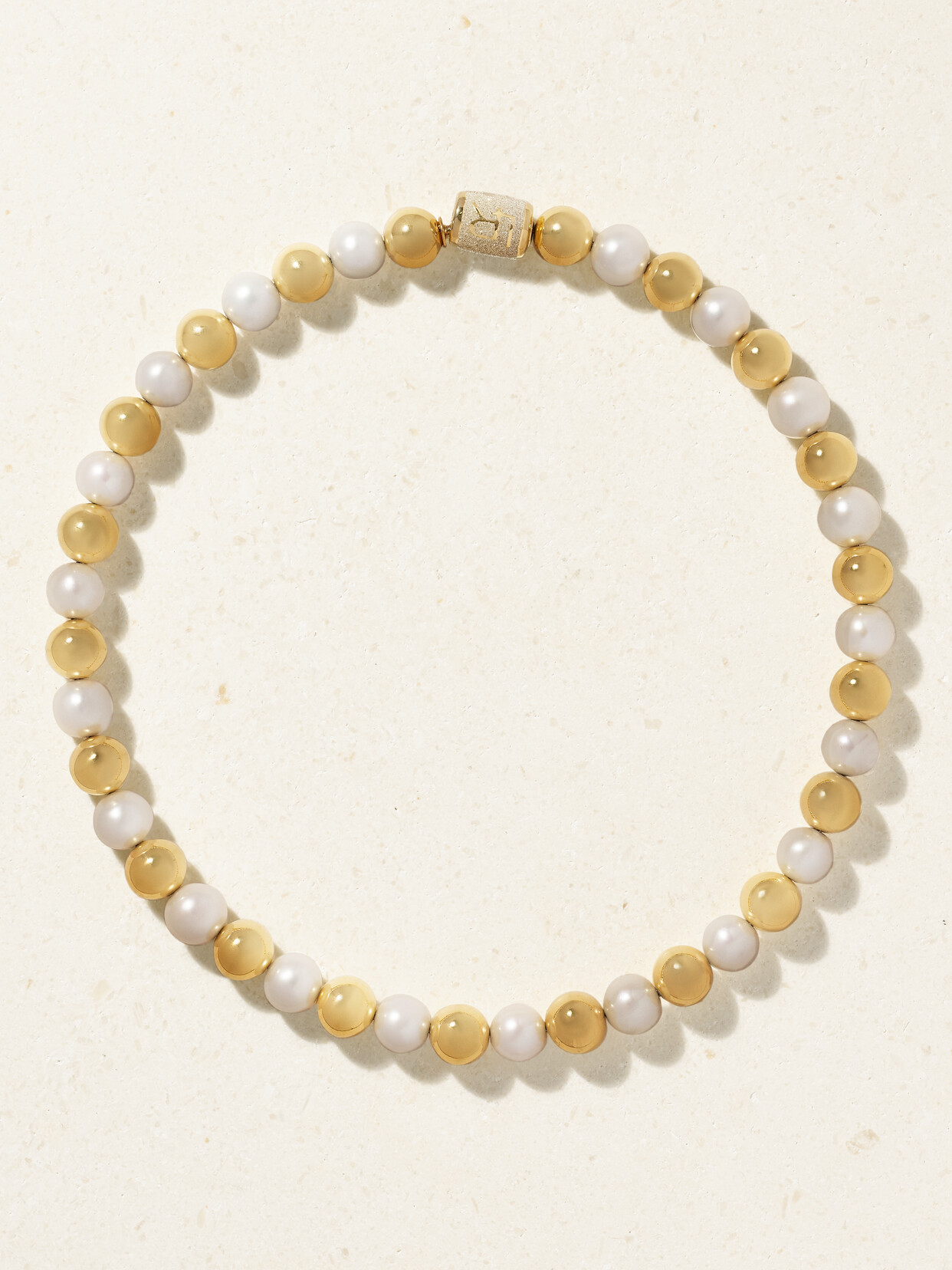 Lauren Rubinski 14-karat Gold Pearl Necklace