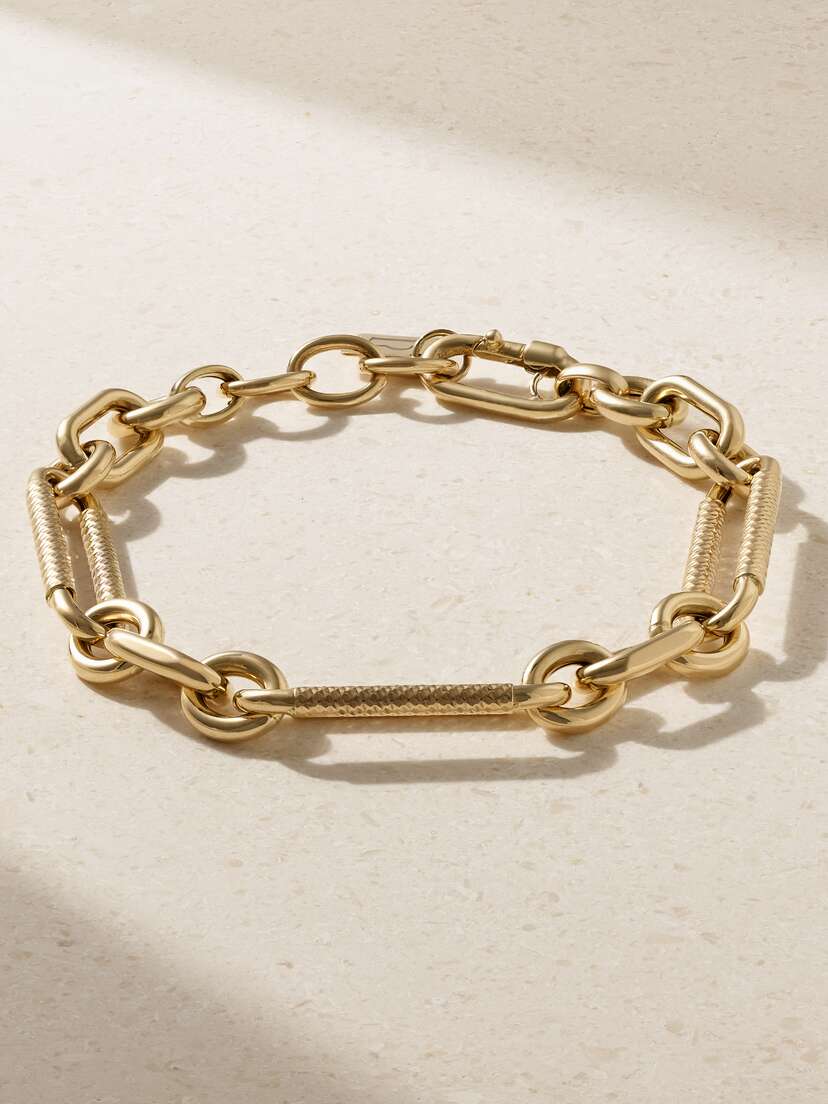 Lauren Rubinski 14-karat Gold Bracelet