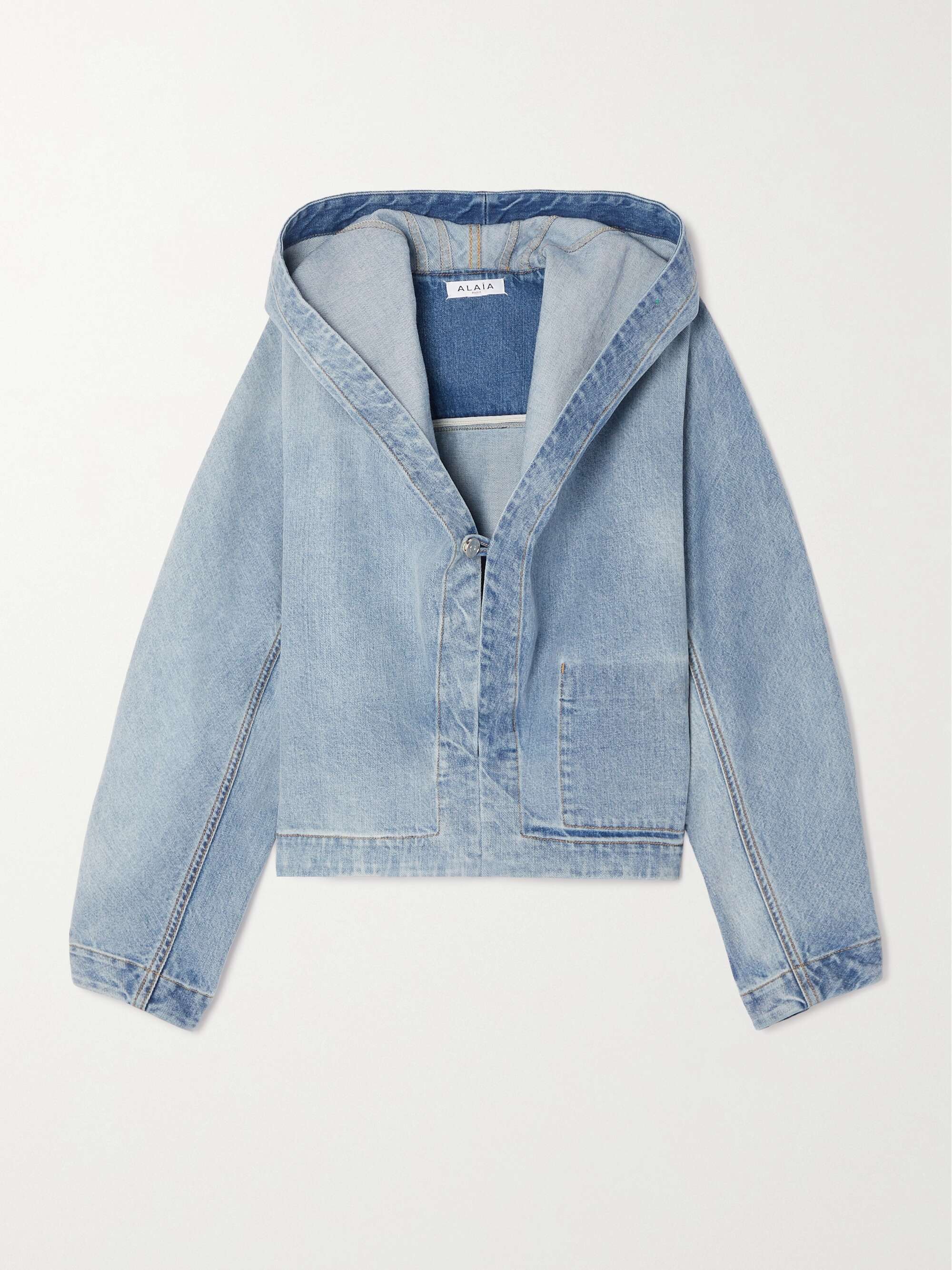 Denim hoodie