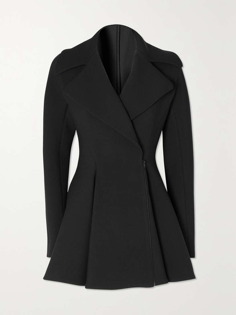 Alaïa Pleated Twill Coat