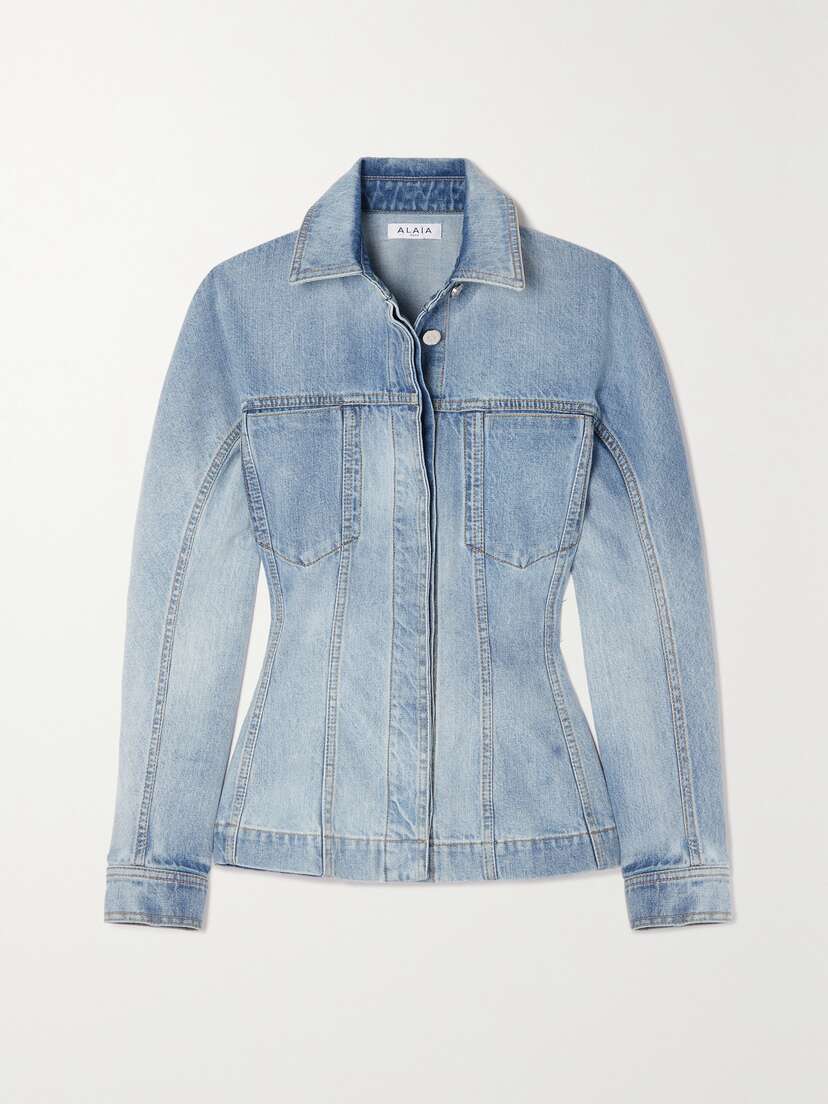 Alaïa Paneled Denim Jacket